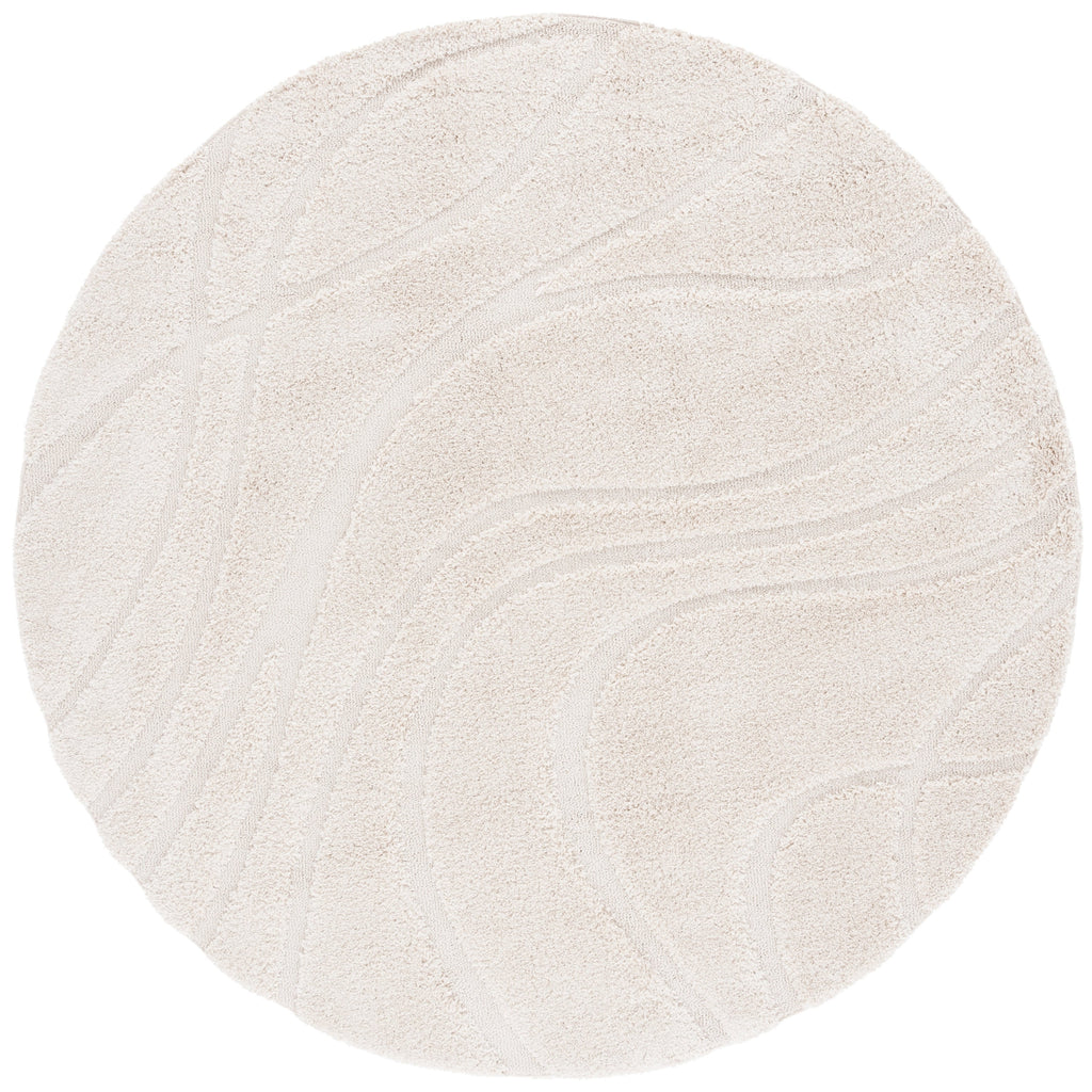 SAFAVIEH Florida Shag Staka Abstract Waves 1.2-inch Area Rug