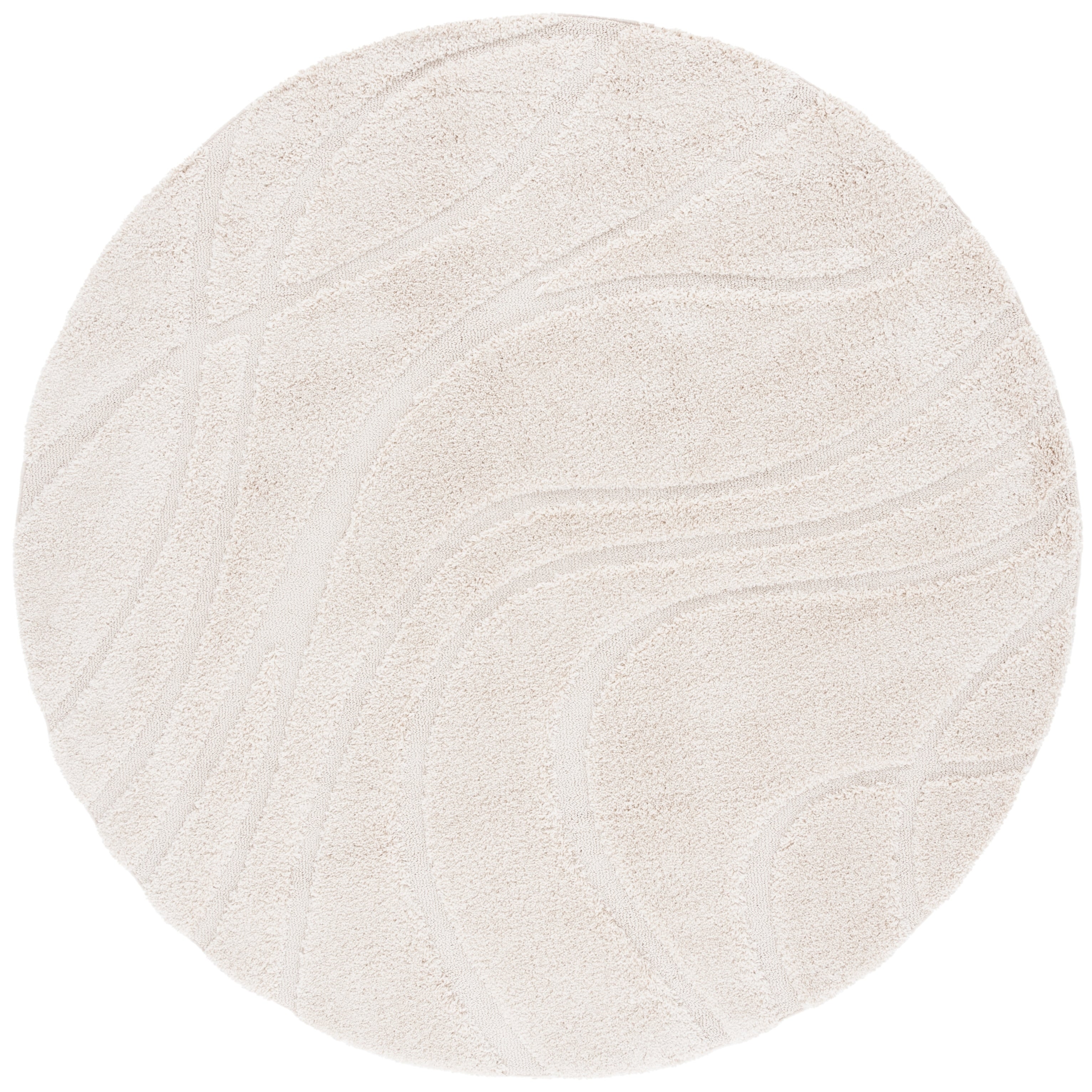 SAFAVIEH Florida Shag Staka Abstract Waves 1.2-inch Area Rug