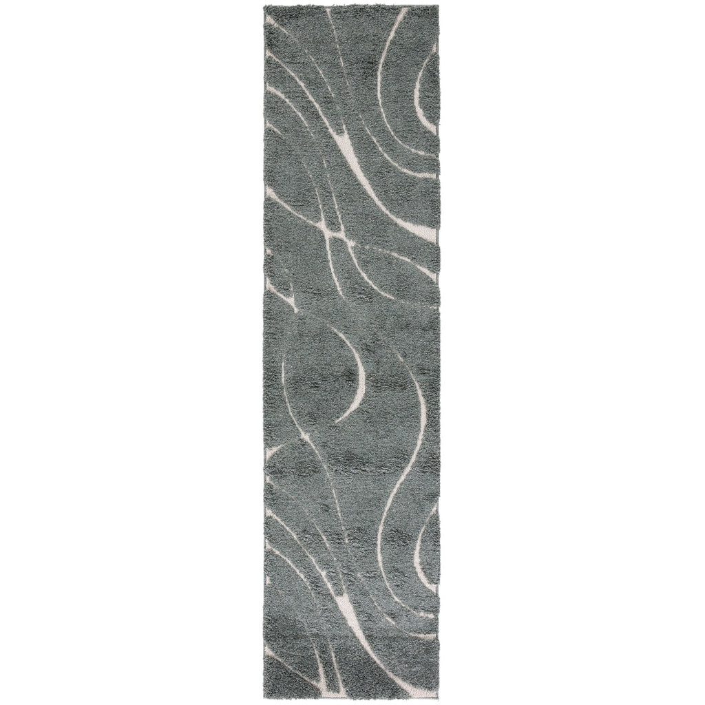 SAFAVIEH Florida Shag Staka Abstract Waves 1.2-inch Area Rug