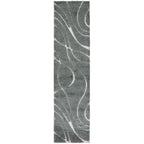 SAFAVIEH Florida Shag Staka Abstract Waves 1.2-inch Area Rug