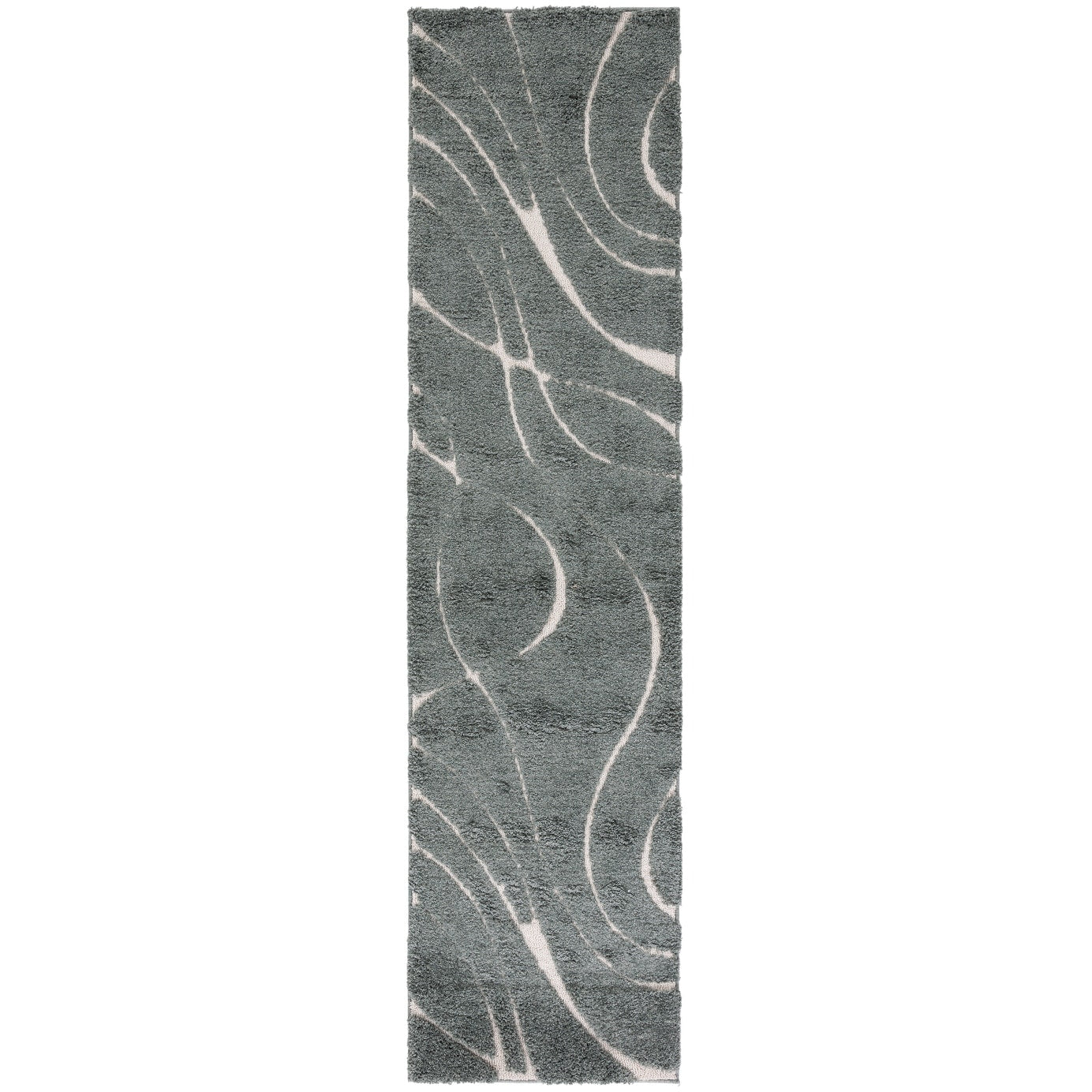 SAFAVIEH Florida Shag Staka Abstract Waves 1.2-inch Area Rug