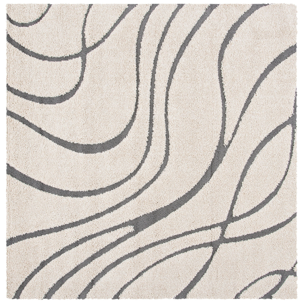 SAFAVIEH Florida Shag Staka Abstract Waves 1.2-inch Area Rug