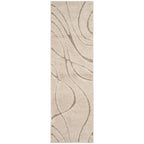 SAFAVIEH Florida Shag Staka Abstract Waves 1.2-inch Area Rug
