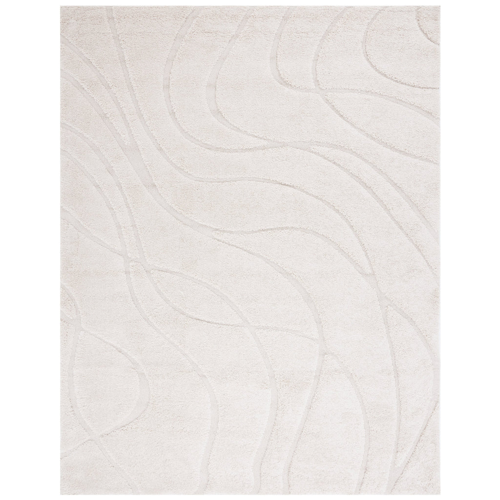 SAFAVIEH Florida Shag Staka Abstract Waves 1.2-inch Area Rug