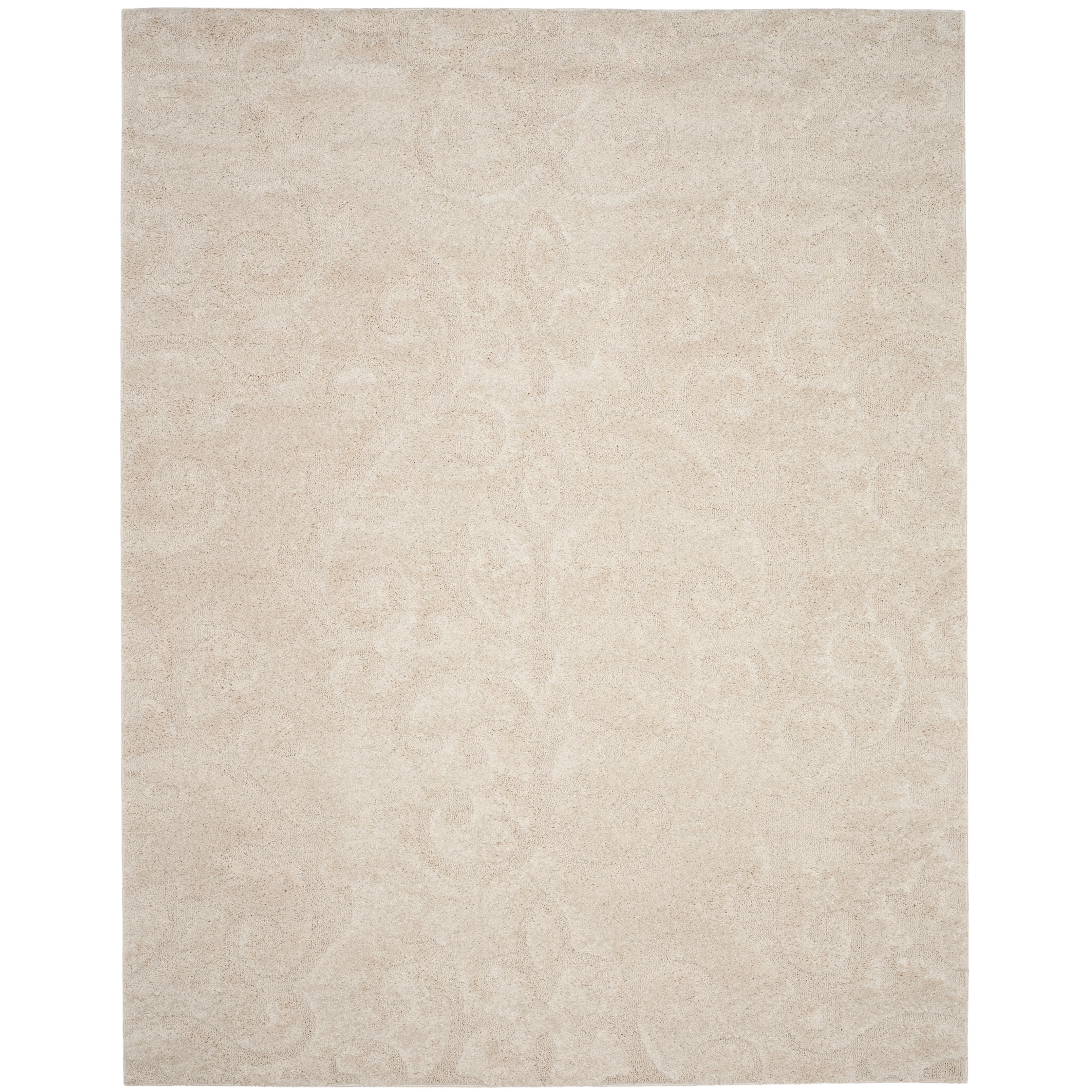 SAFAVIEH Florida Shag Tjabbe Scroll Area 1.2-inch Thick Rug