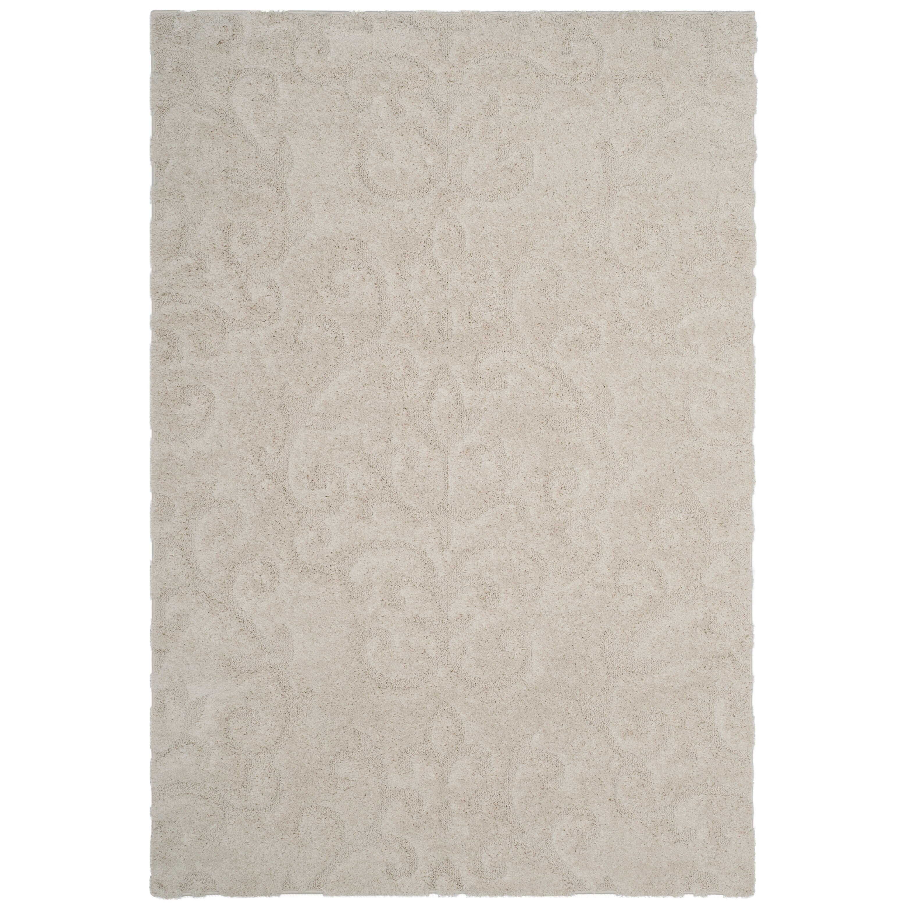 SAFAVIEH Florida Shag Tjabbe Scroll Area 1.2-inch Thick Rug