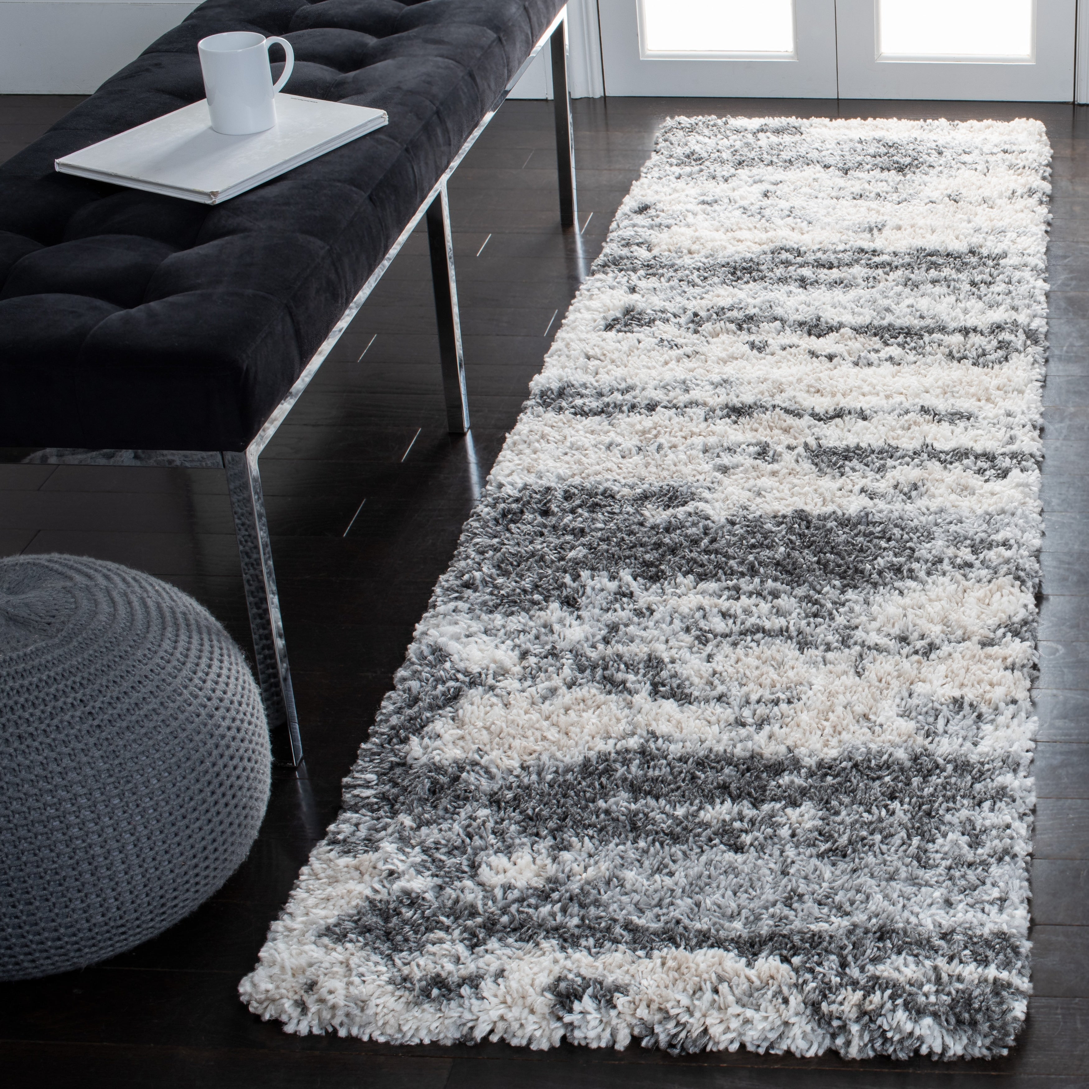 SAFAVIEH Fontana Shag Angeliene Modern Abstract 2-inch Thick Rug