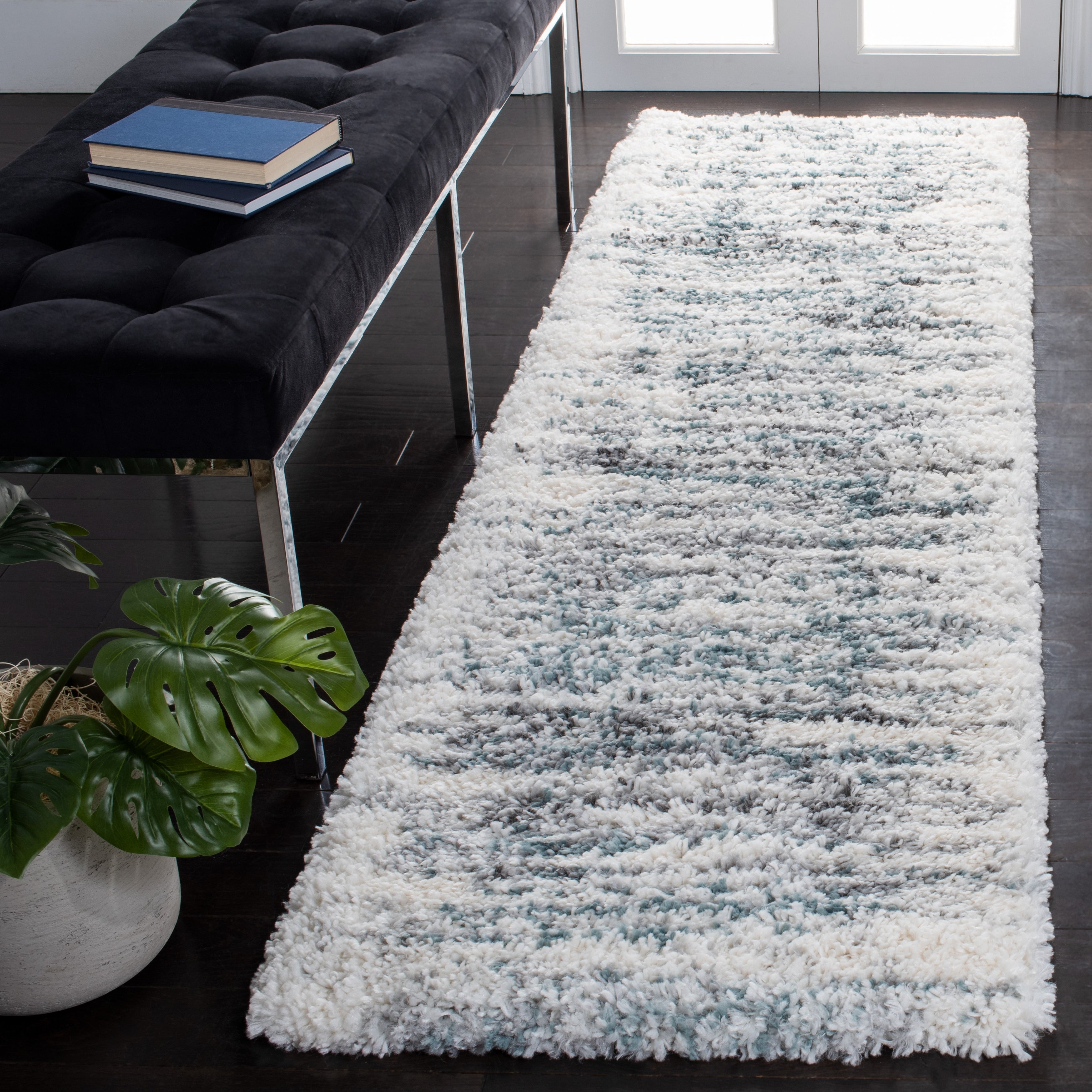 SAFAVIEH Fontana Shag Fatema Modern Abstract 2-inch Thick Rug