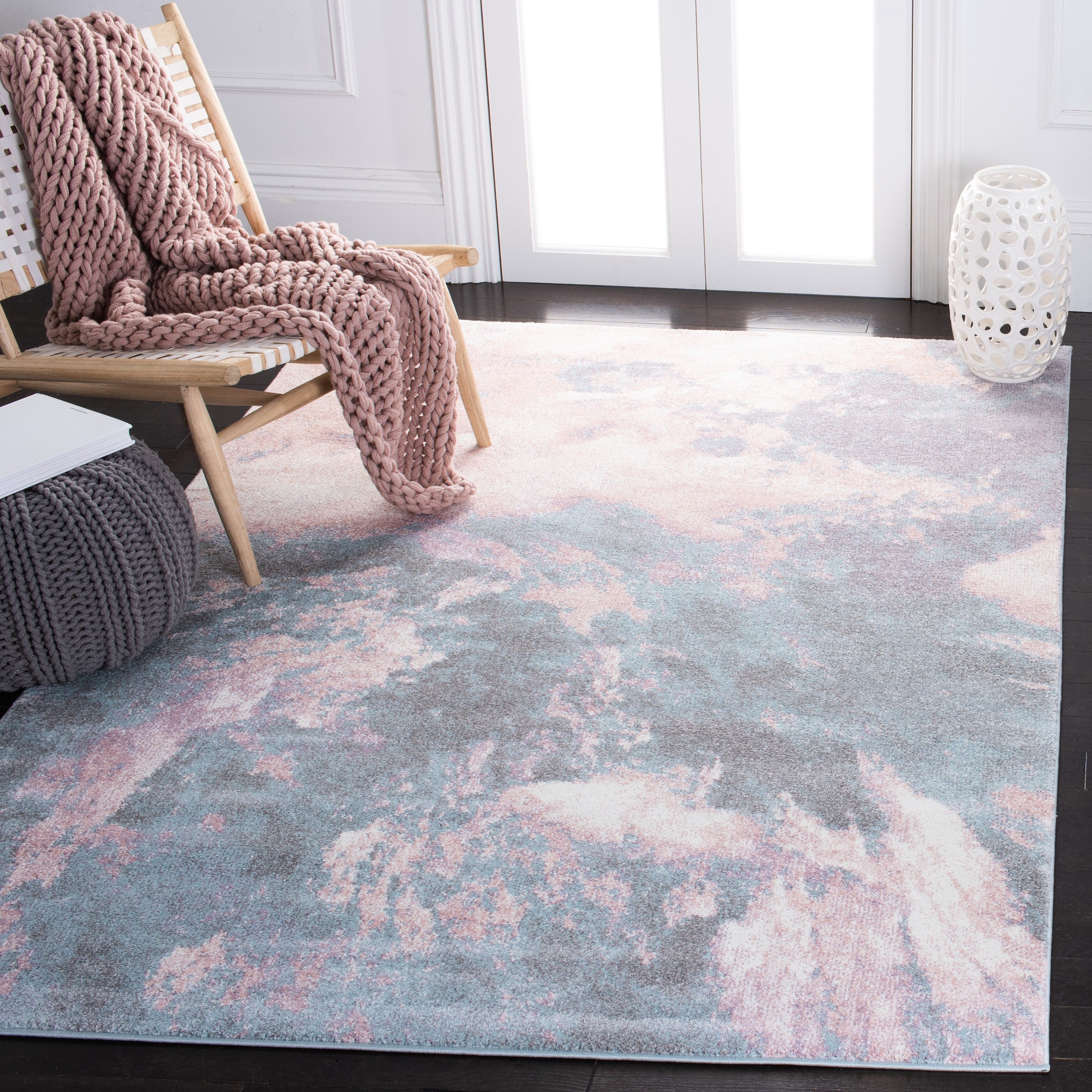 SAFAVIEH Glacier Beno卯te Modern Abstract Rug