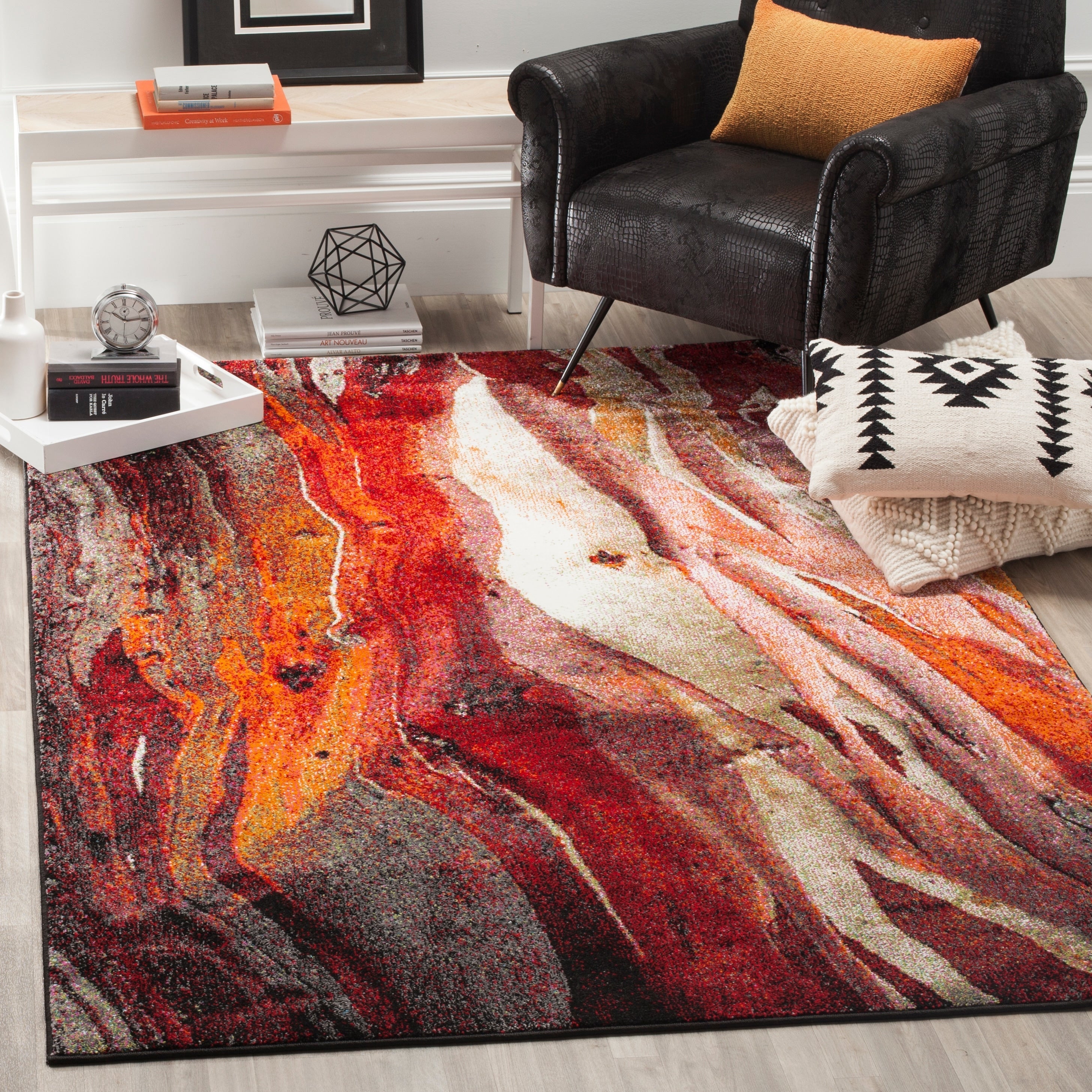 SAFAVIEH Glacier Verity Modern Abstract Area Rug