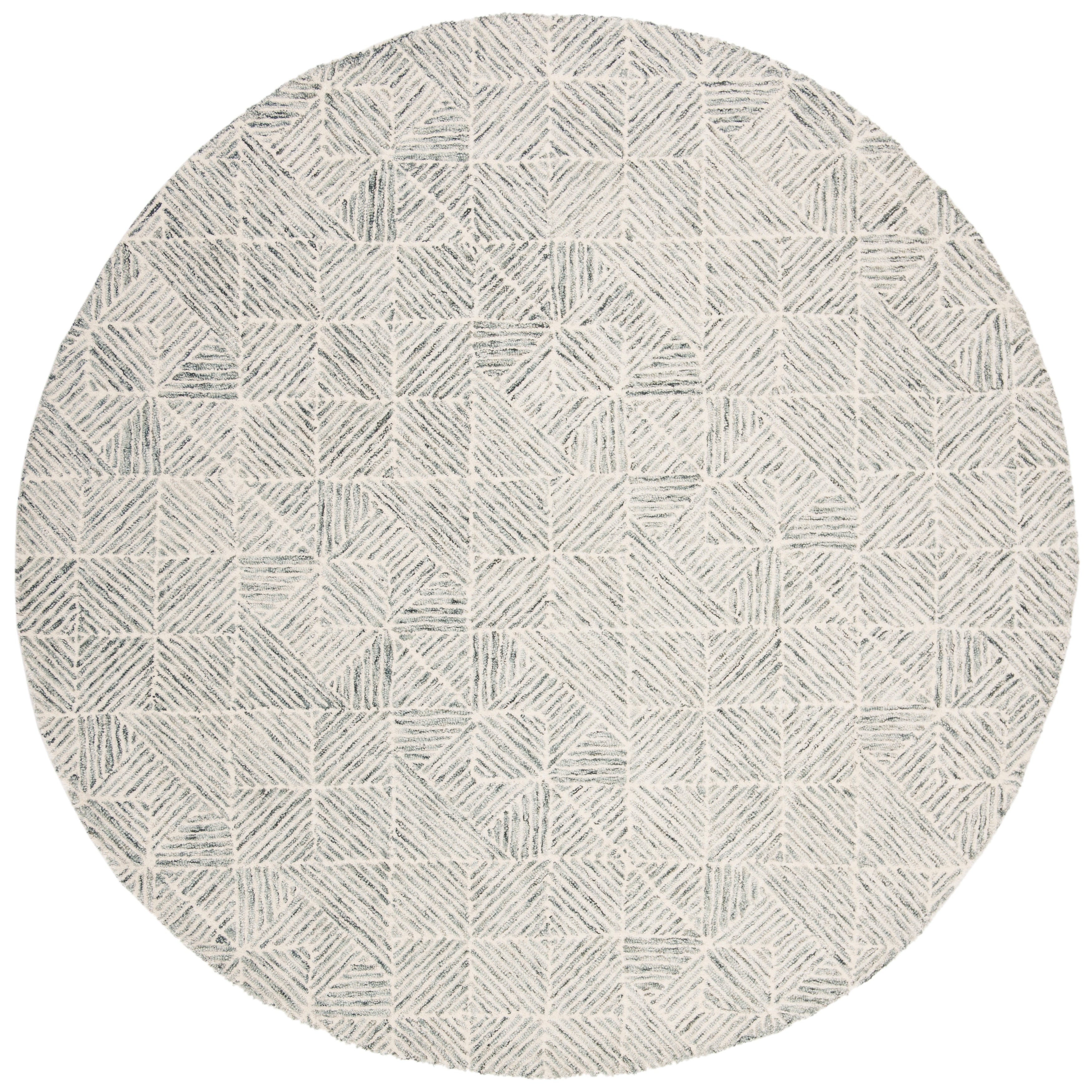 SAFAVIEH Handmade Abstract Harmanna Modern Wool Rug