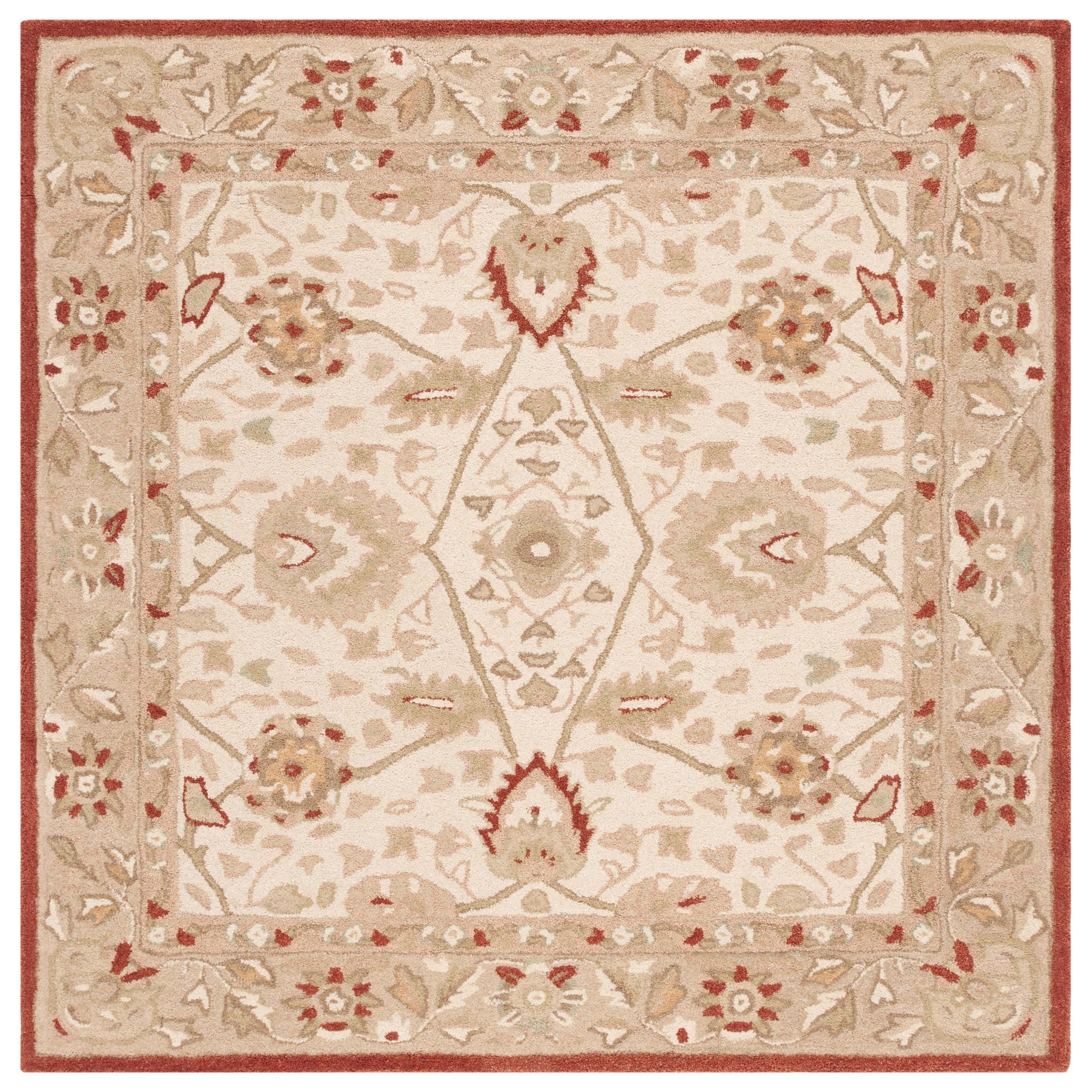 SAFAVIEH Handmade Anatolia Renelle Traditional Oriental Hand-spun Wool Rug