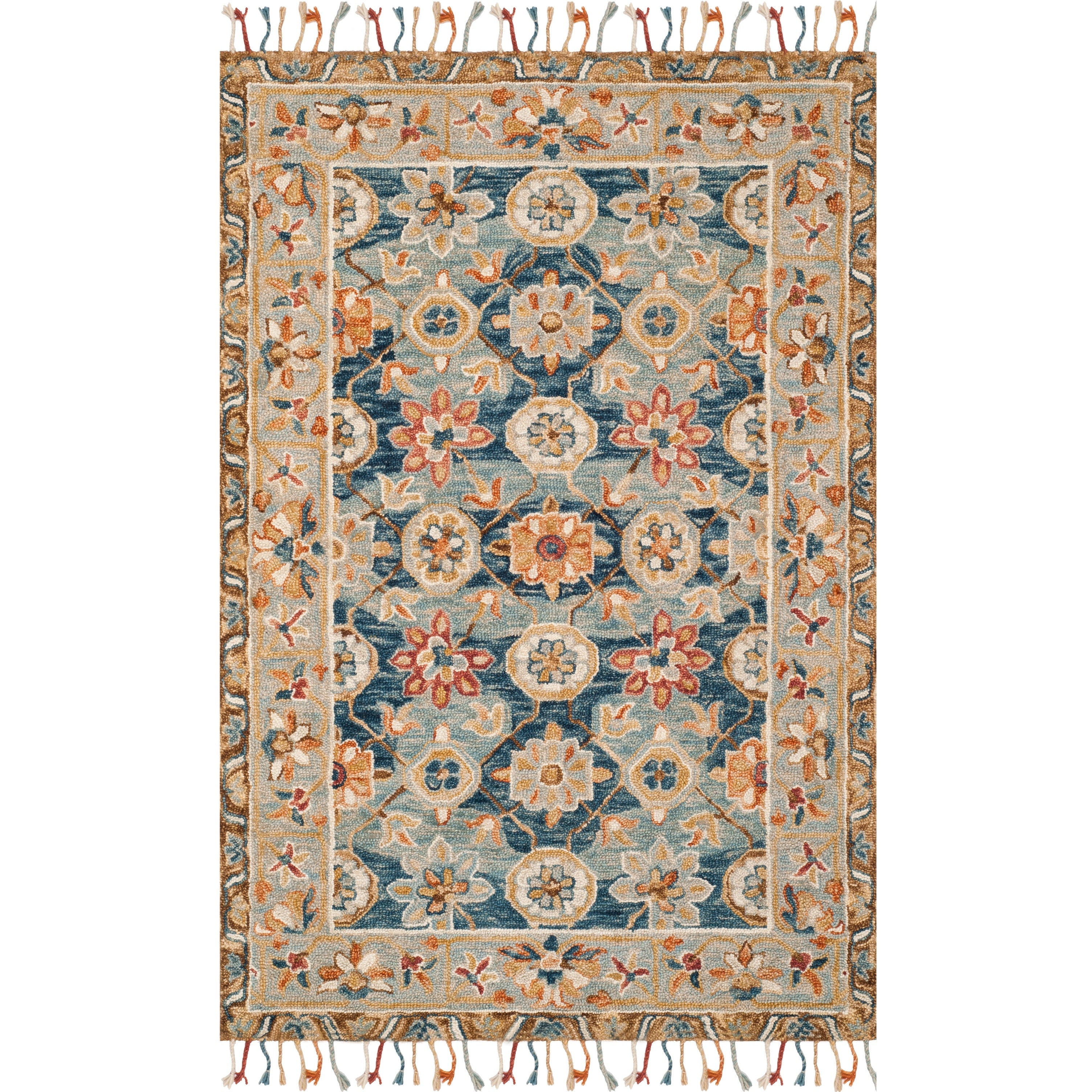 SAFAVIEH Handmade Aspen Kimm Boho Tassel Wool Rug