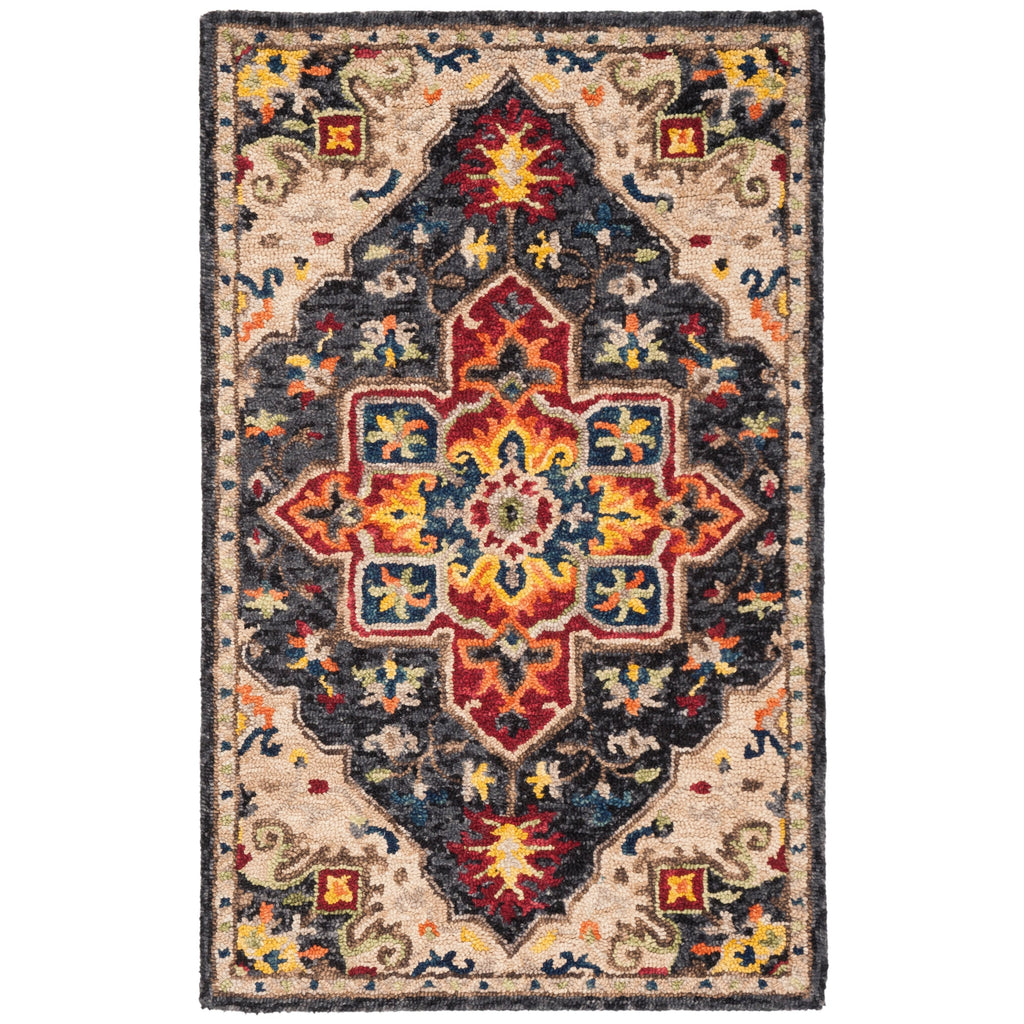 SAFAVIEH Handmade Aspen Rosmarie Boho Tribal Wool Rug