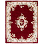 SAFAVIEH Handmade Aubusson Hale Traditional Wool Rug.