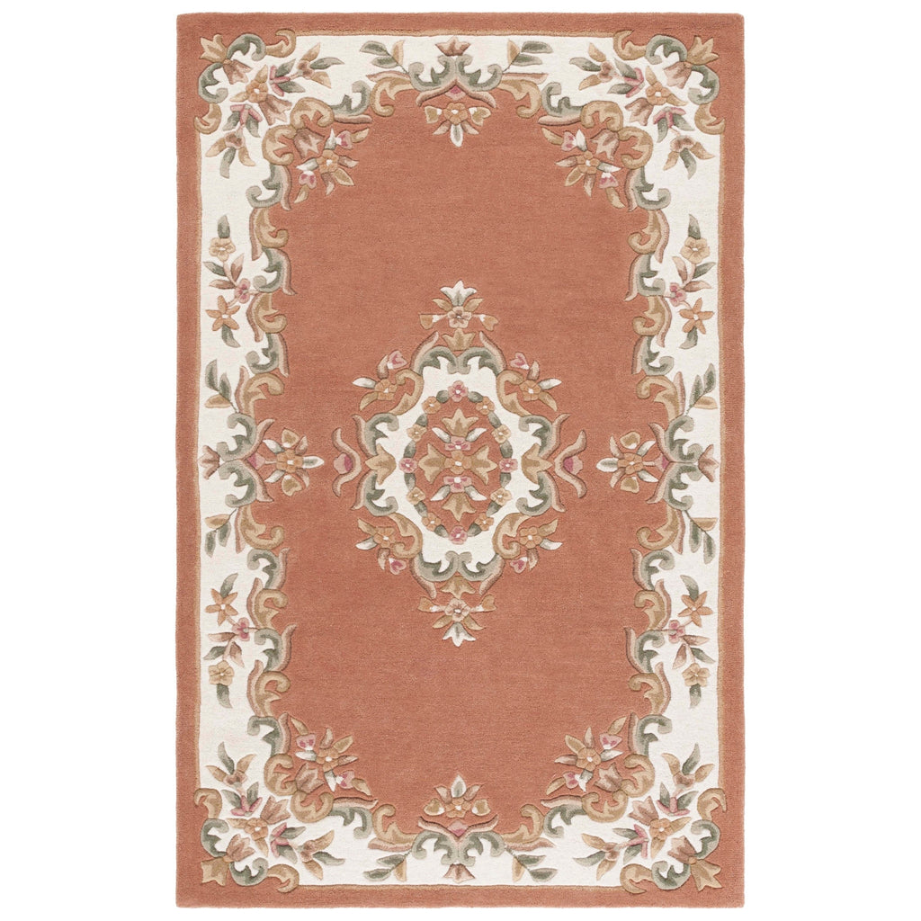 SAFAVIEH Handmade Aubusson Hale Traditional Wool Rug.