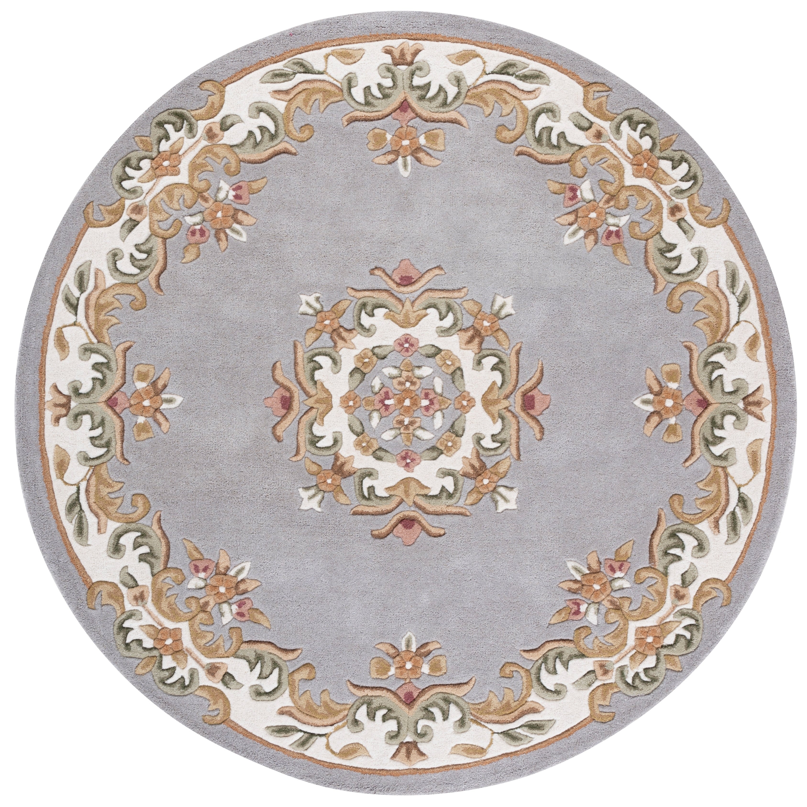 SAFAVIEH Handmade Aubusson Hale Traditional Wool Rug.