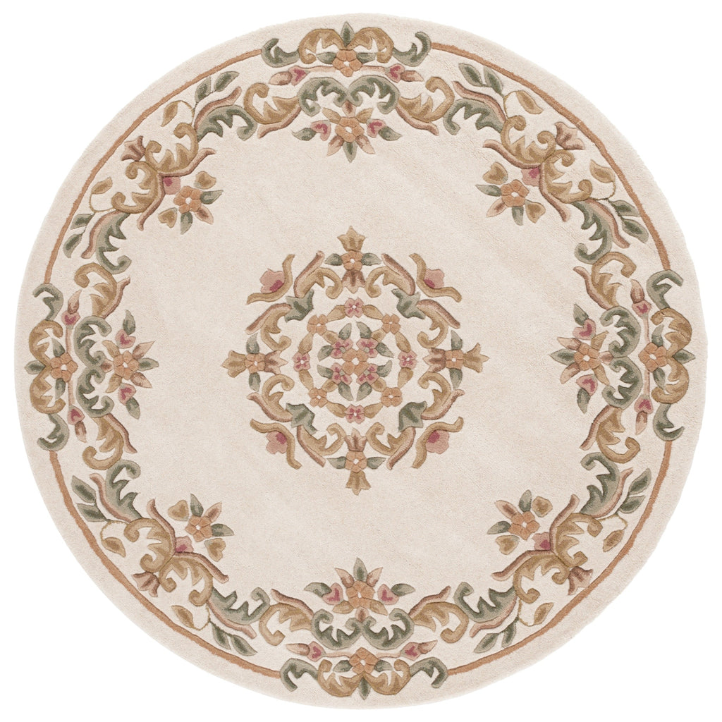 SAFAVIEH Handmade Aubusson Hale Traditional Wool Rug.