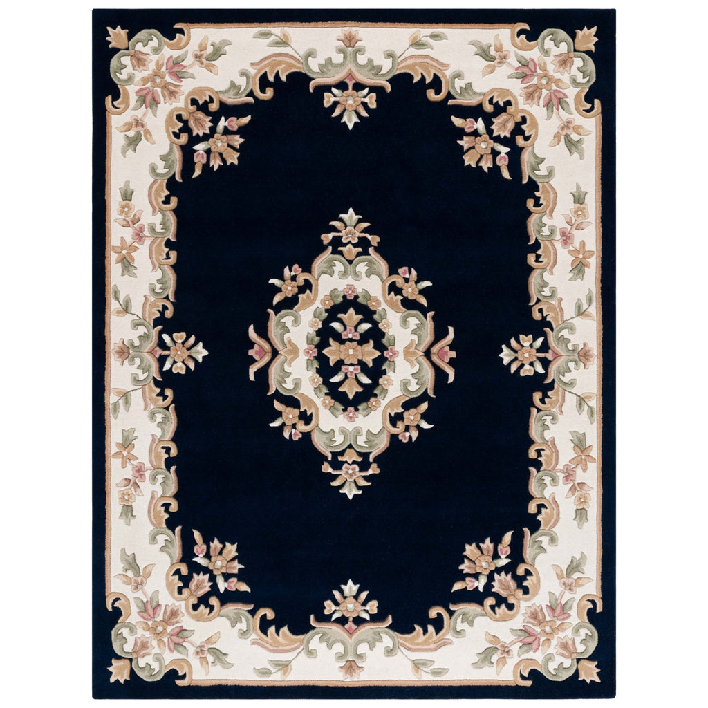 SAFAVIEH Handmade Aubusson Hale Traditional Wool Rug.