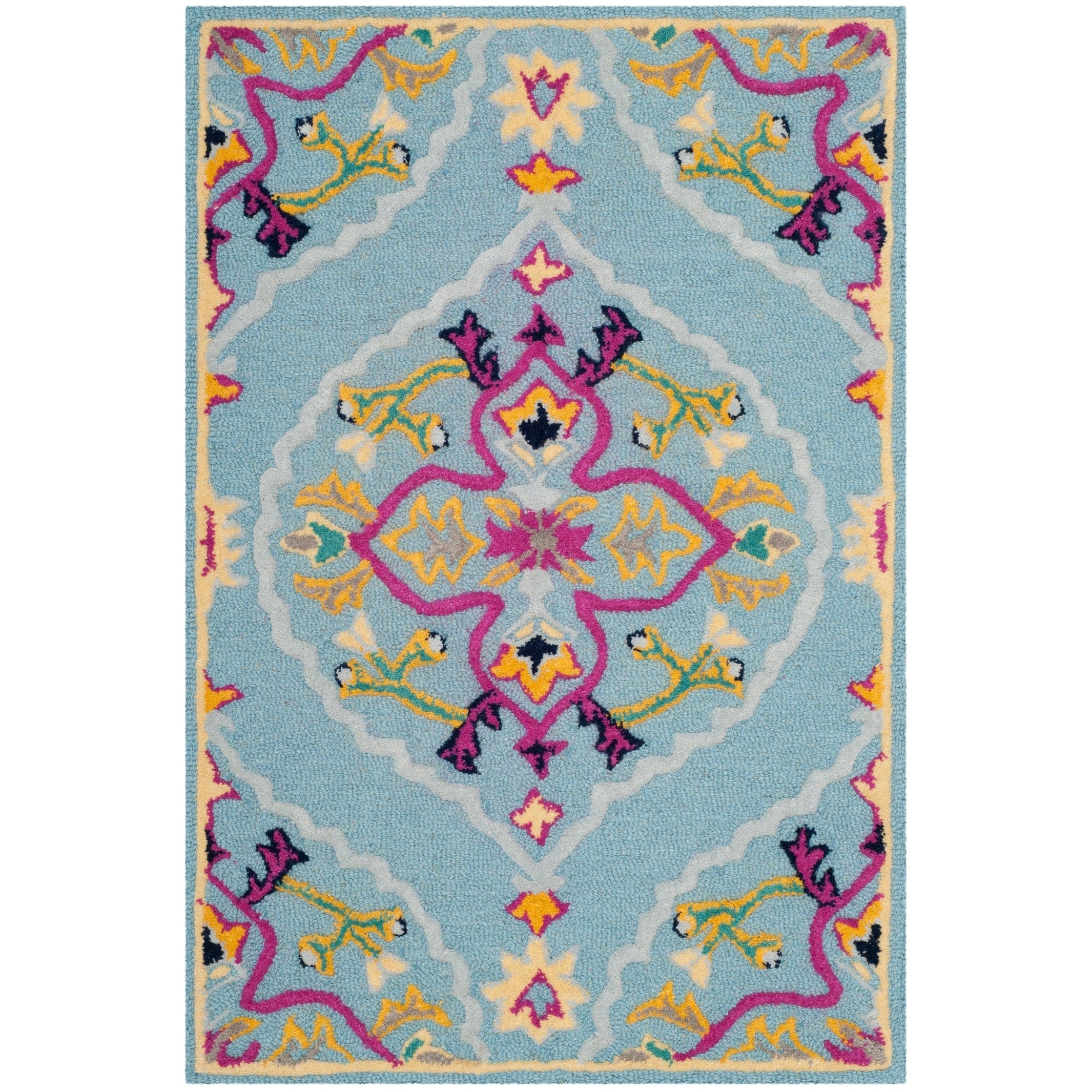 SAFAVIEH Handmade Bellagio Cailin Medallion Wool Rug