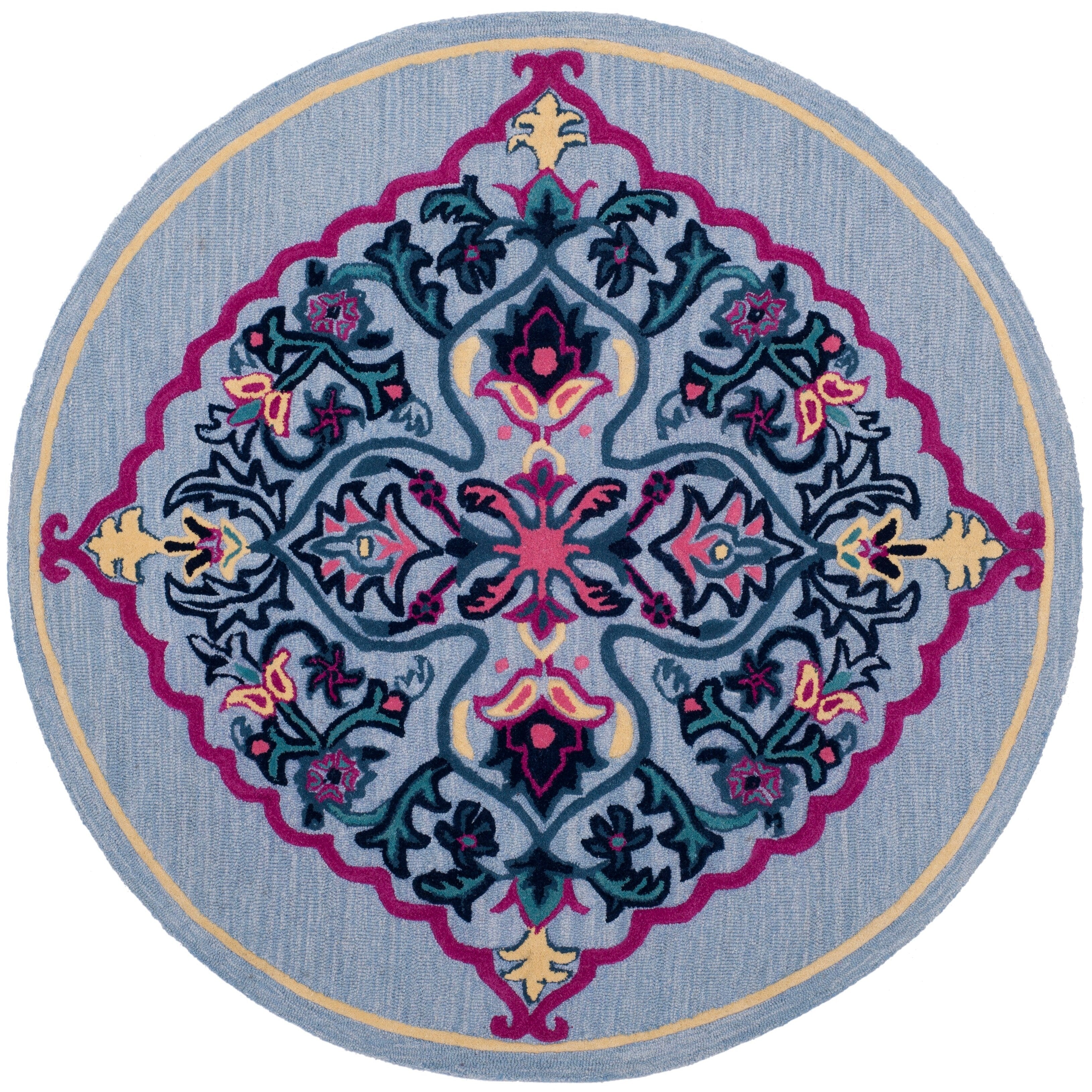 SAFAVIEH Handmade Bellagio Cailin Medallion Wool Rug