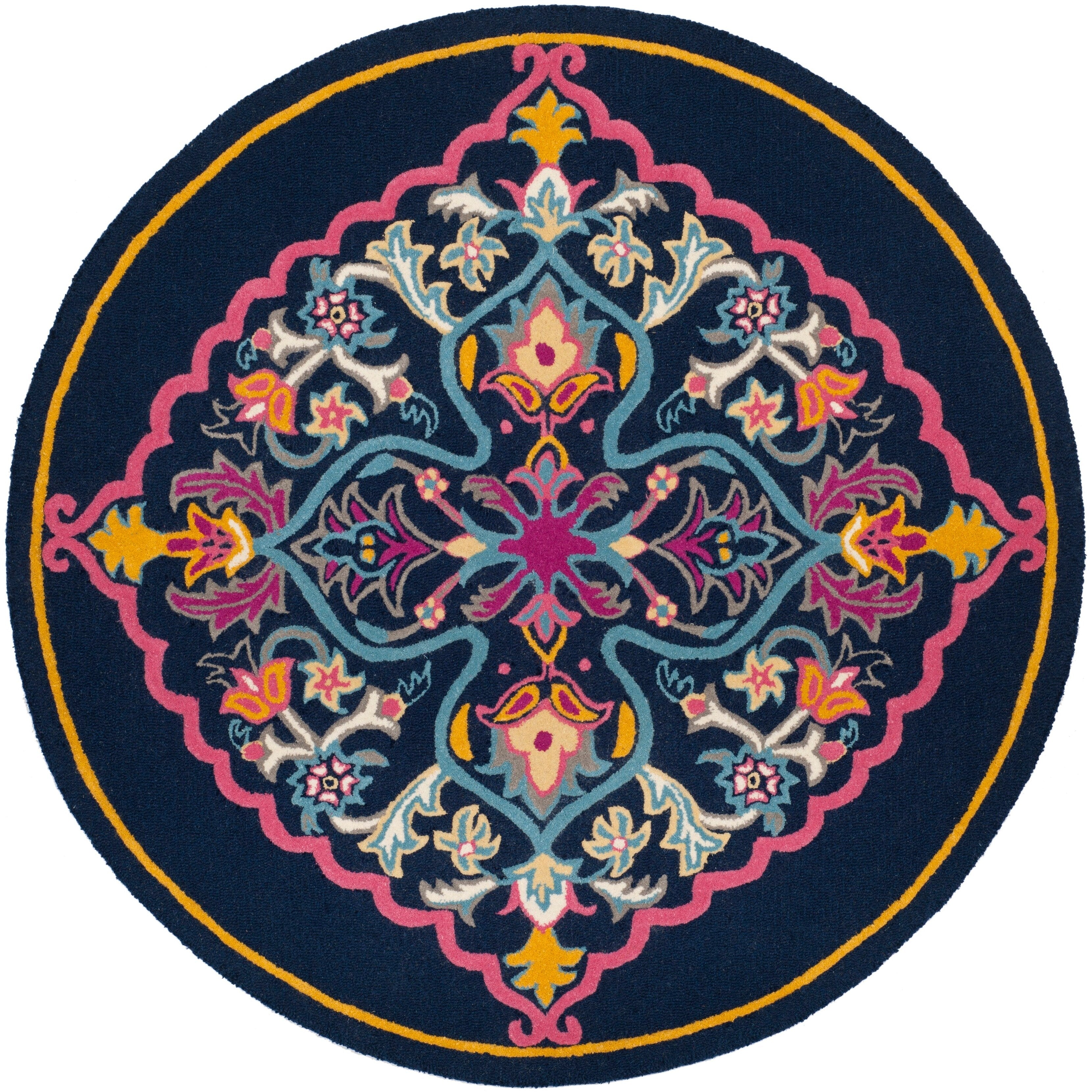 SAFAVIEH Handmade Bellagio Cailin Medallion Wool Rug