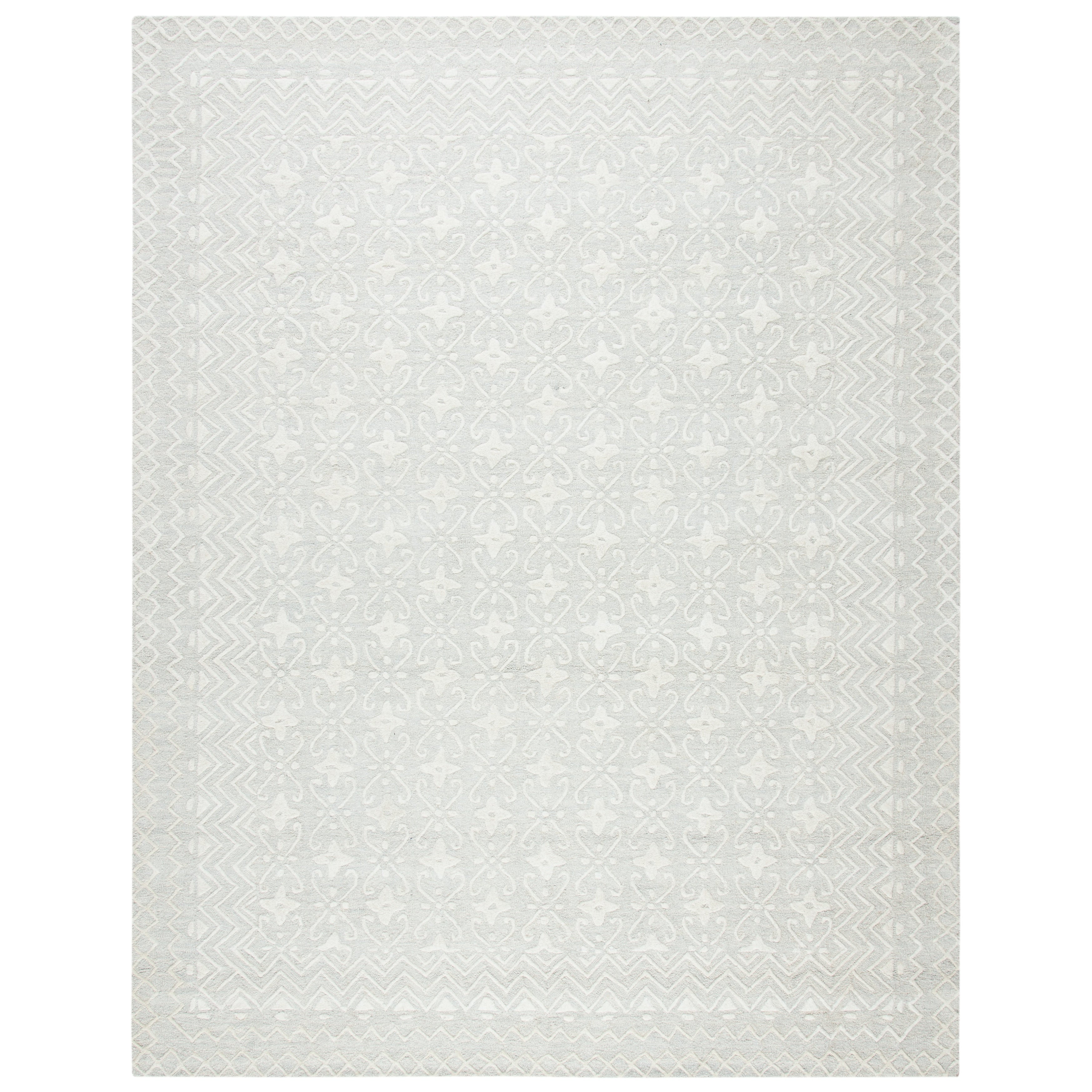 SAFAVIEH Handmade Blossom Barbara Modern Floral Wool Rug