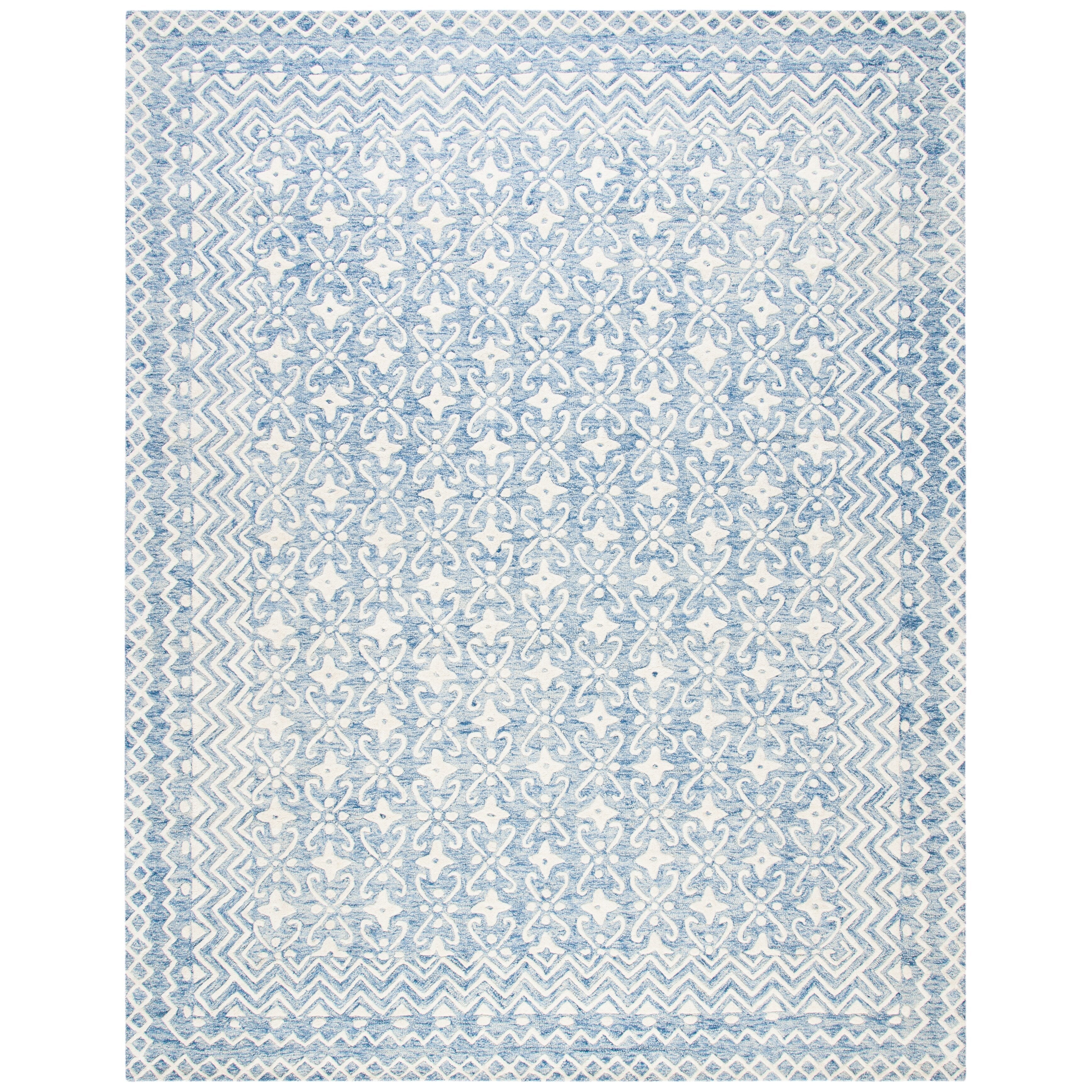 SAFAVIEH Handmade Blossom Barbara Modern Floral Wool Rug