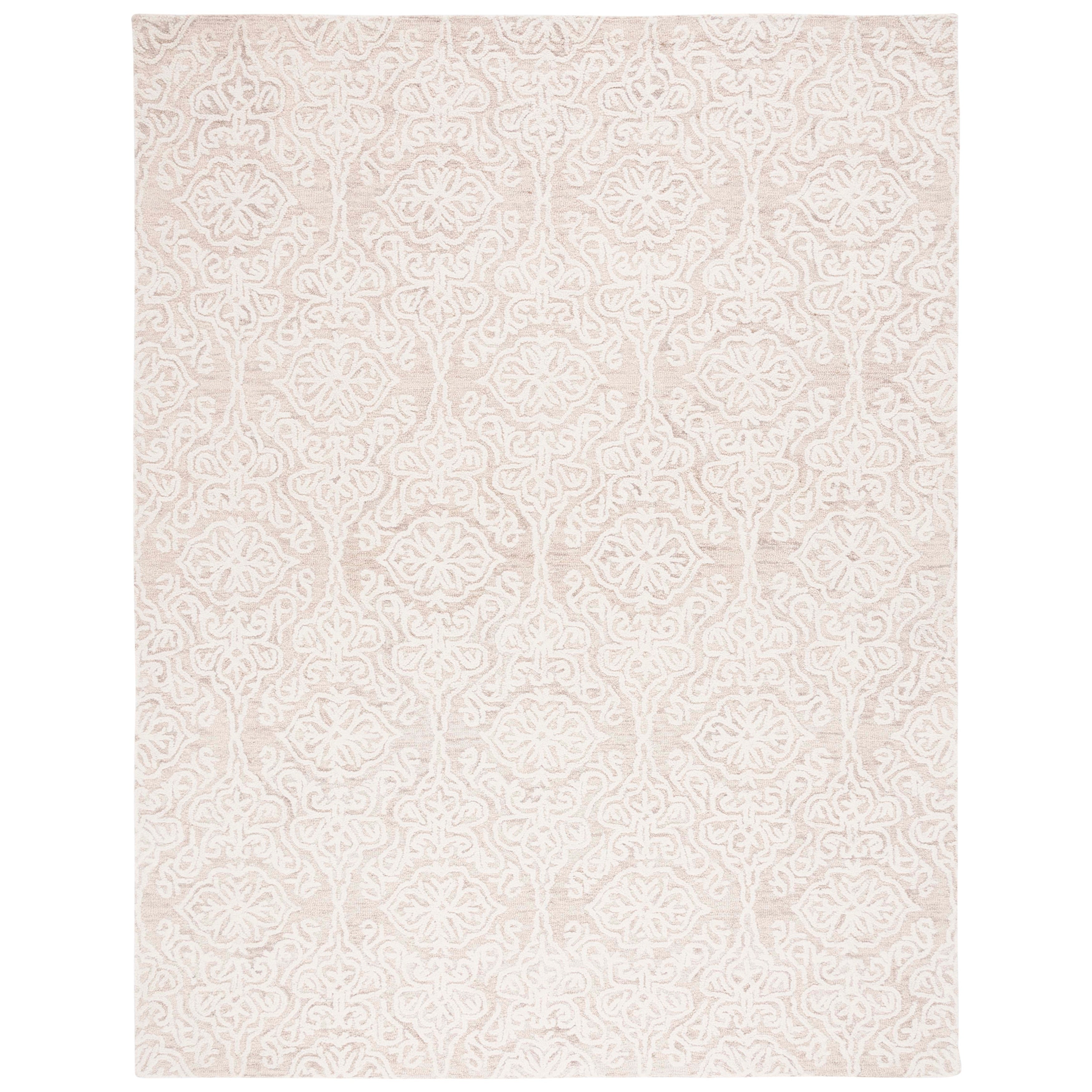 SAFAVIEH Handmade Blossom Cateluta Modern Floral Wool Rug
