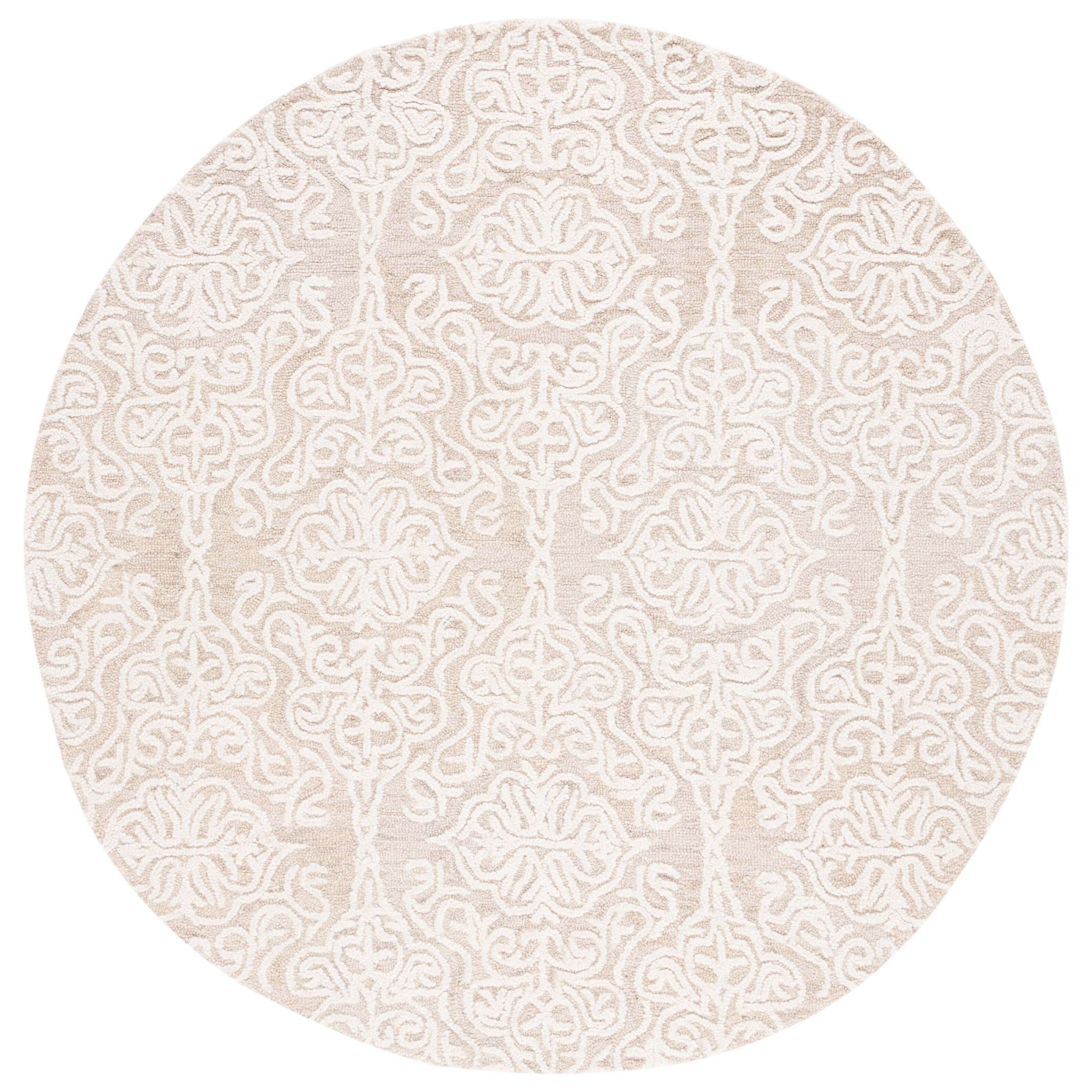 SAFAVIEH Handmade Blossom Cateluta Modern Floral Wool Rug