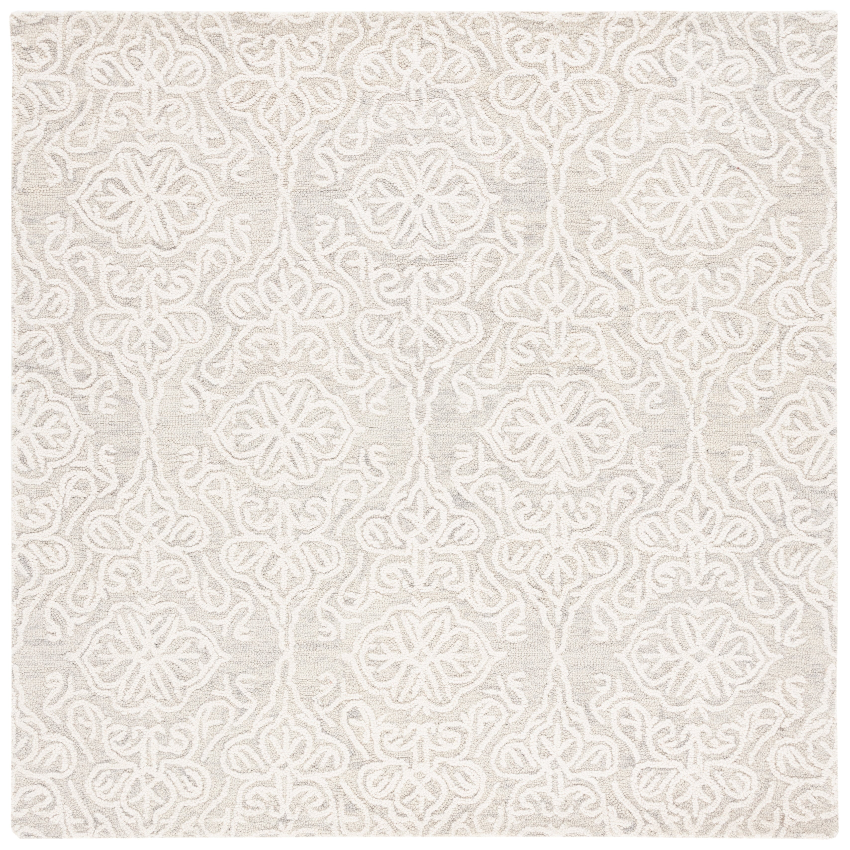 SAFAVIEH Handmade Blossom Cateluta Modern Floral Wool Rug