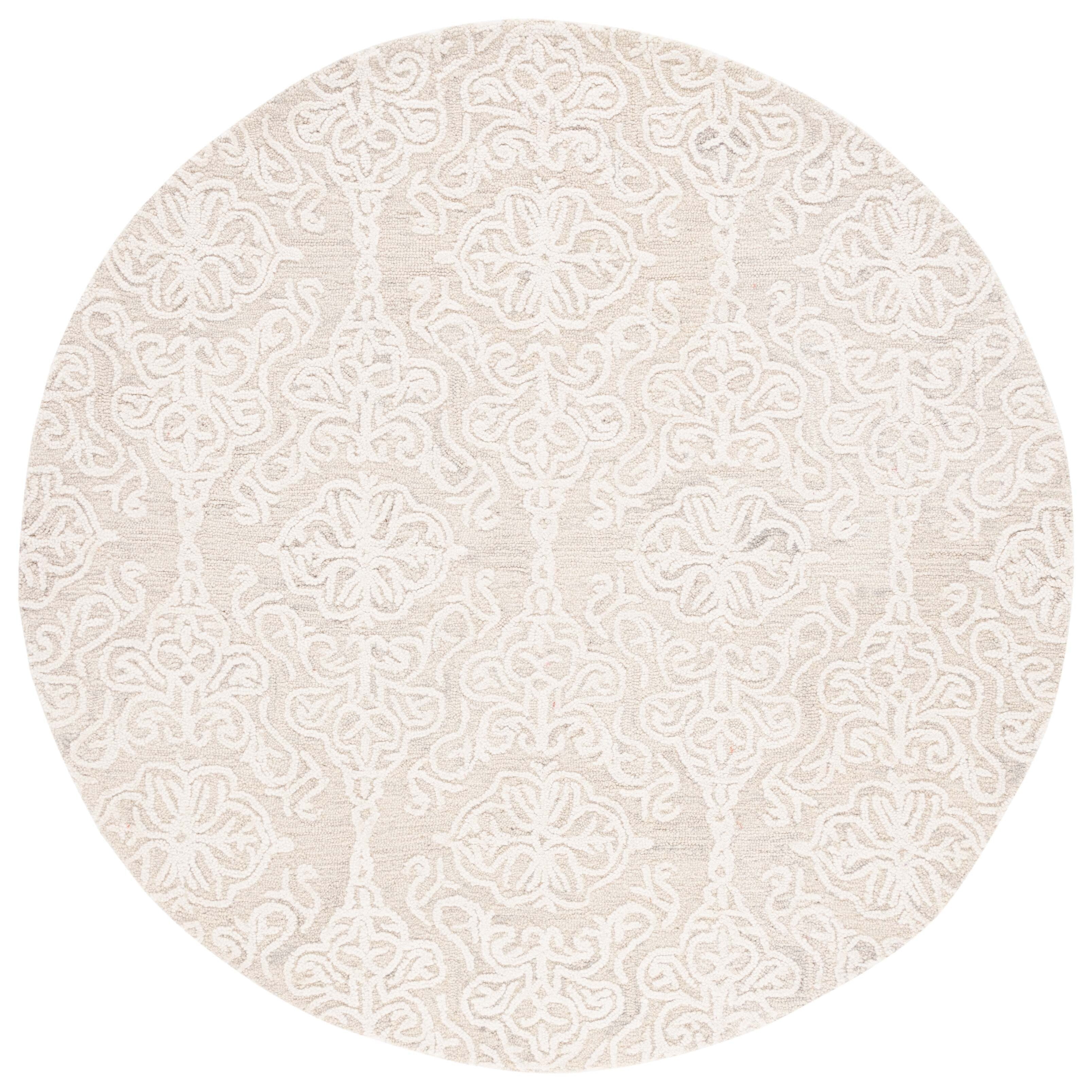 SAFAVIEH Handmade Blossom Cateluta Modern Floral Wool Rug