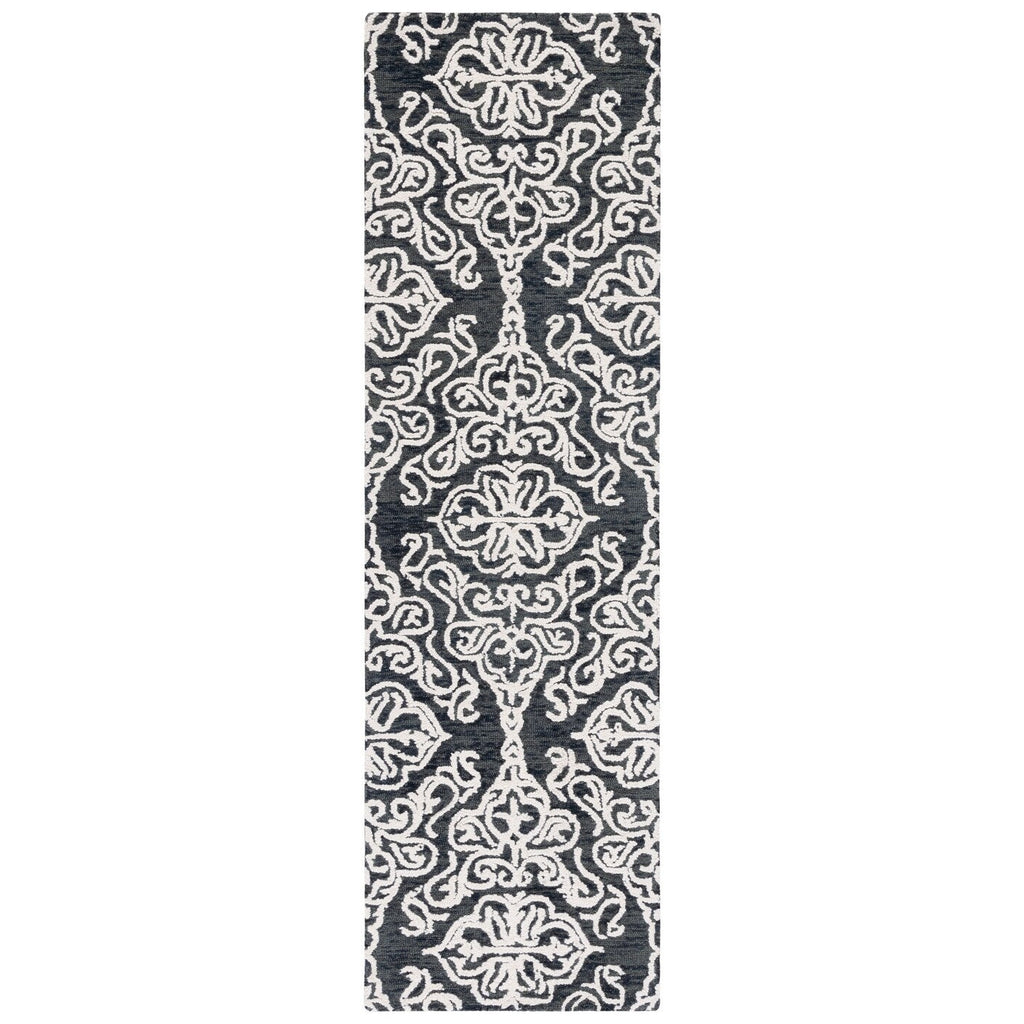 SAFAVIEH Handmade Blossom Cateluta Modern Floral Wool Rug