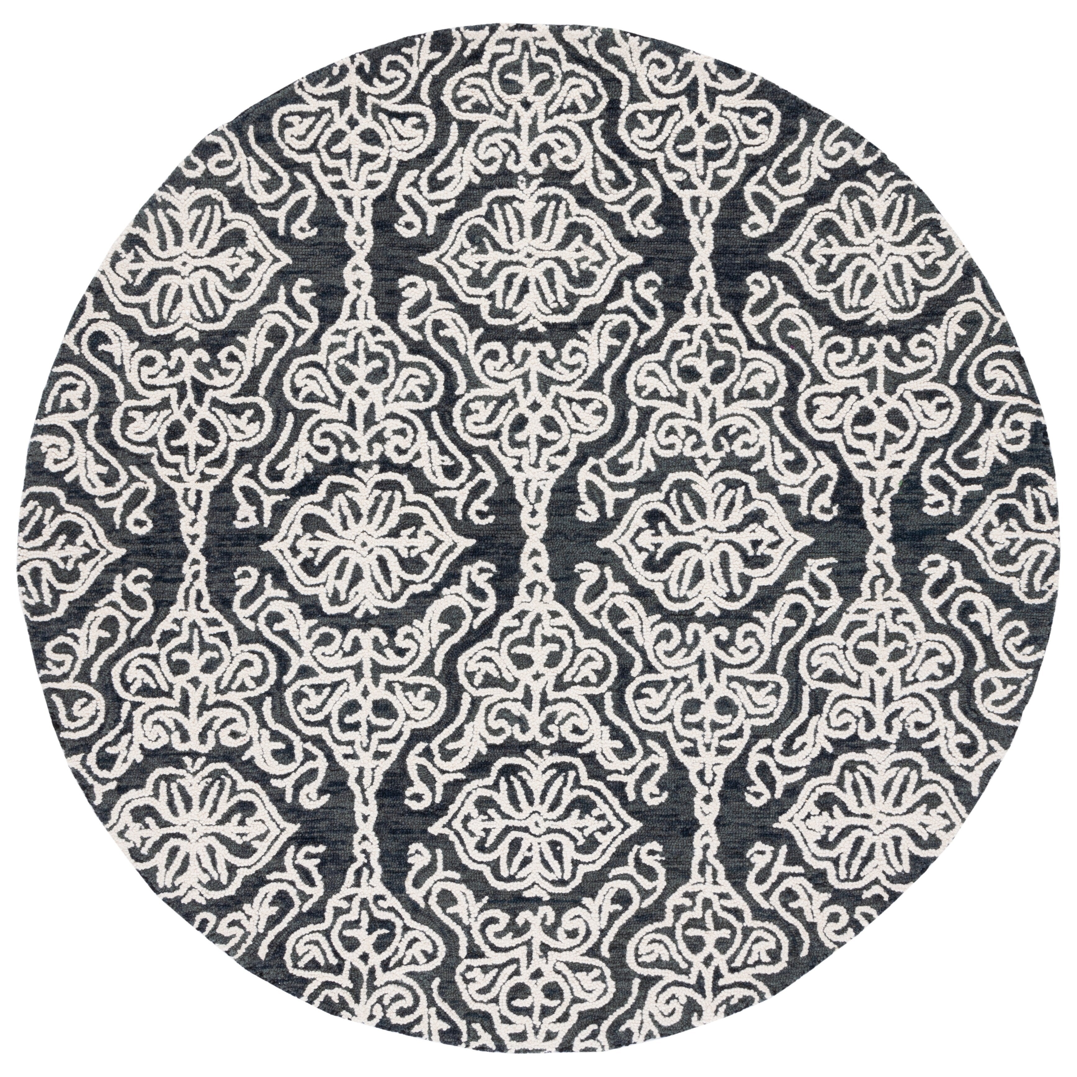 SAFAVIEH Handmade Blossom Cateluta Modern Floral Wool Rug