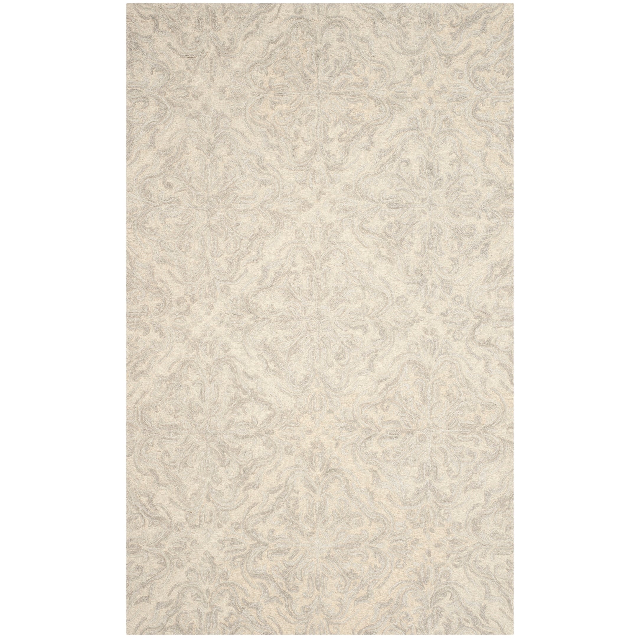 SAFAVIEH Handmade Blossom Gertrida Modern Floral Wool Rug