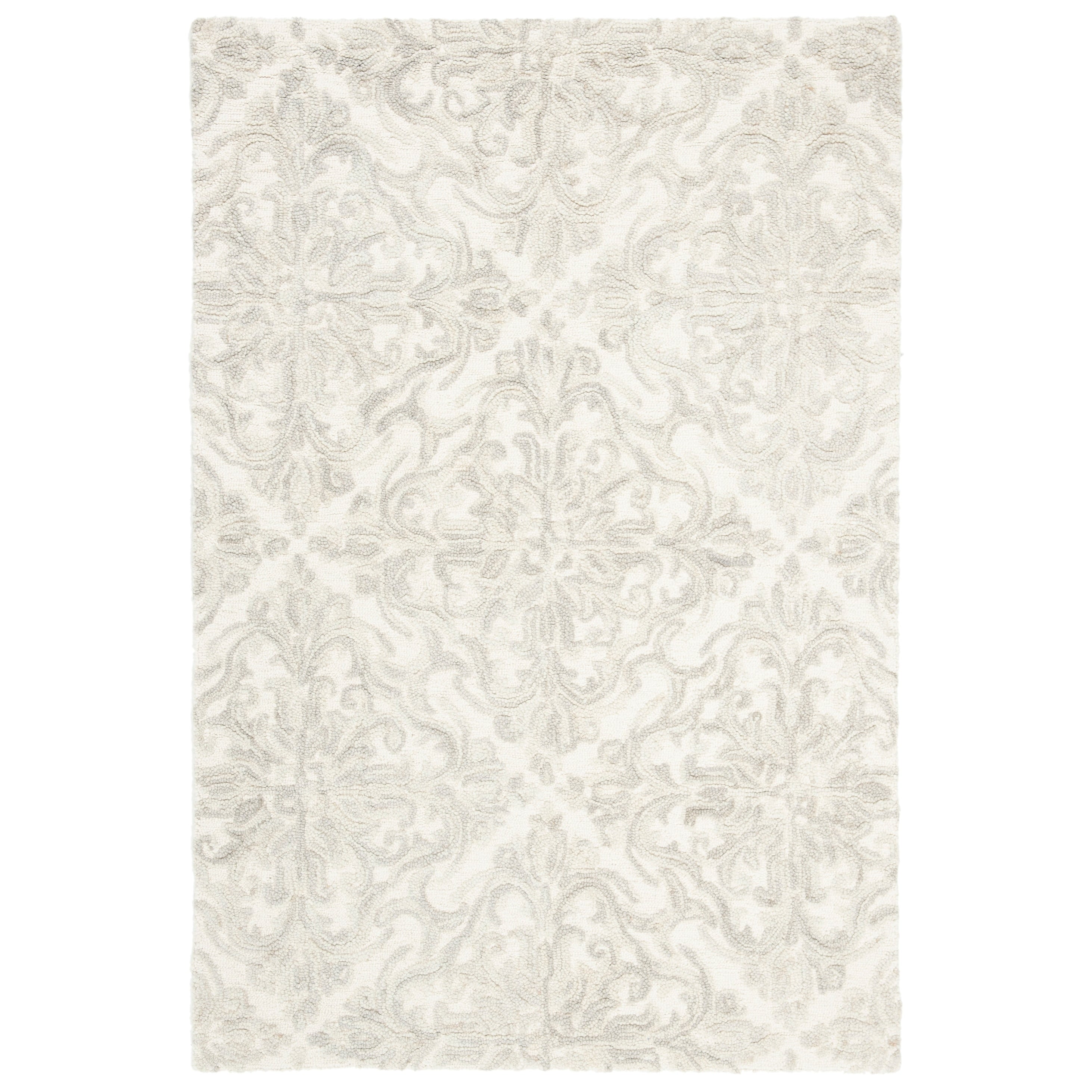 SAFAVIEH Handmade Blossom Gertrida Modern Floral Wool Rug