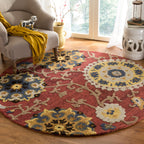 SAFAVIEH Handmade Blossom Maaret Modern Floral Wool Rug