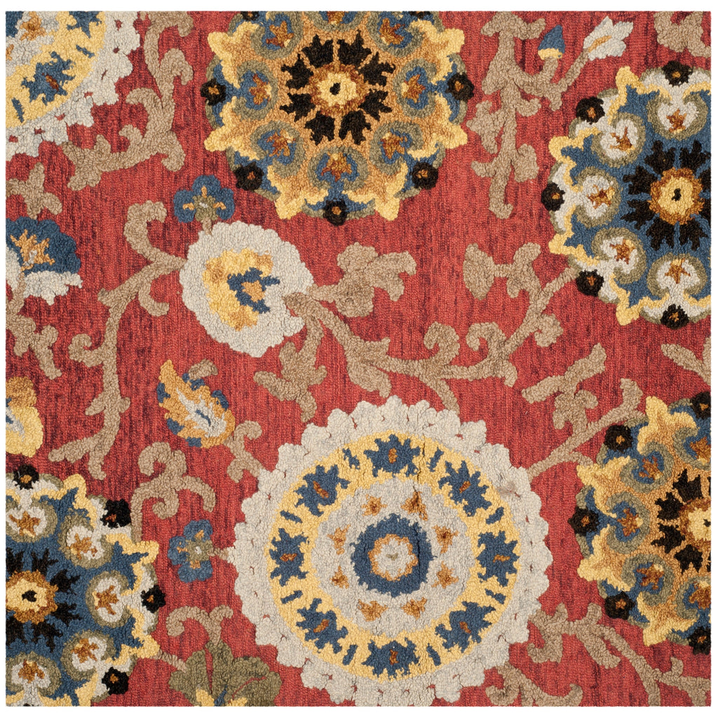 SAFAVIEH Handmade Blossom Maaret Modern Floral Wool Rug