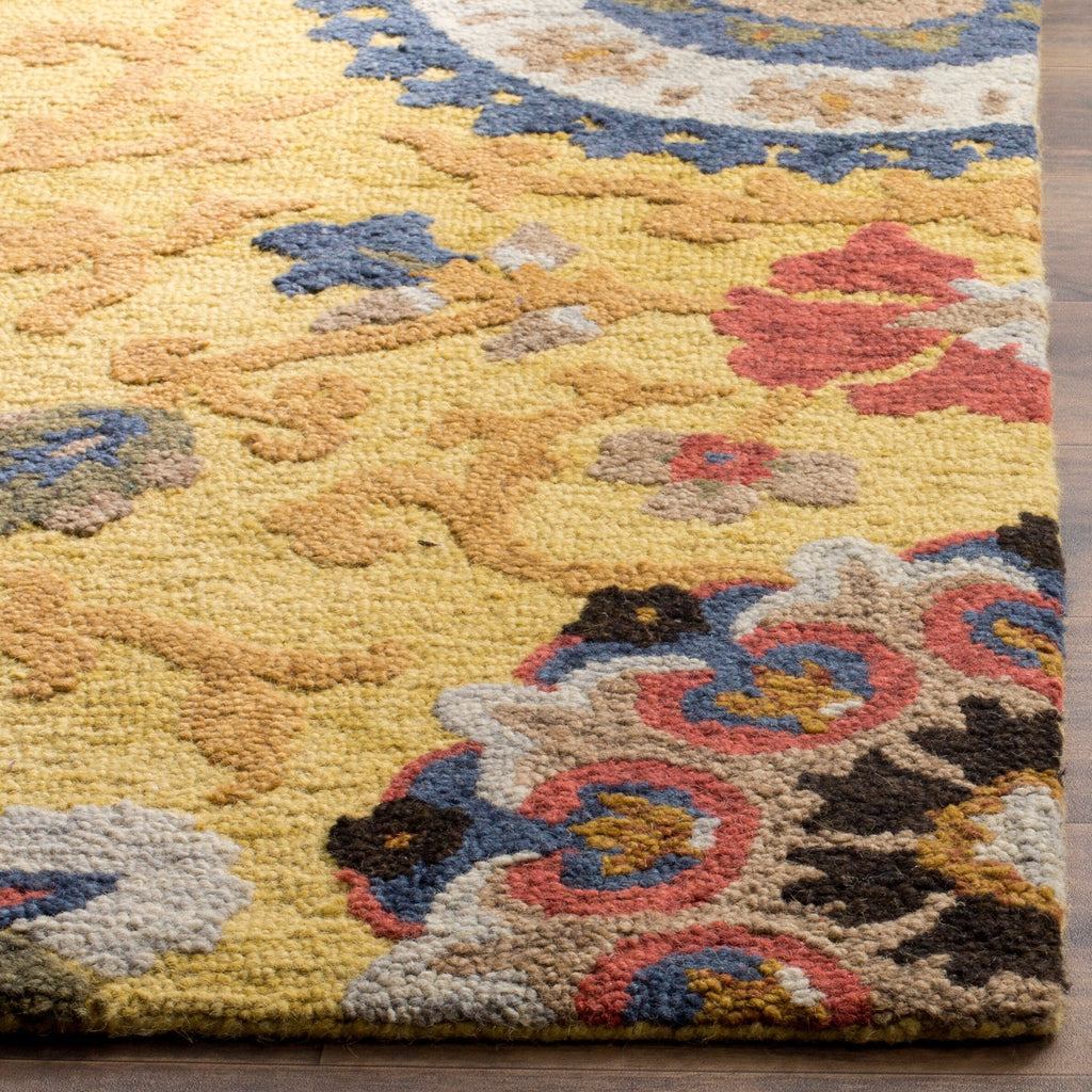 SAFAVIEH Handmade Blossom Maaret Modern Floral Wool Rug