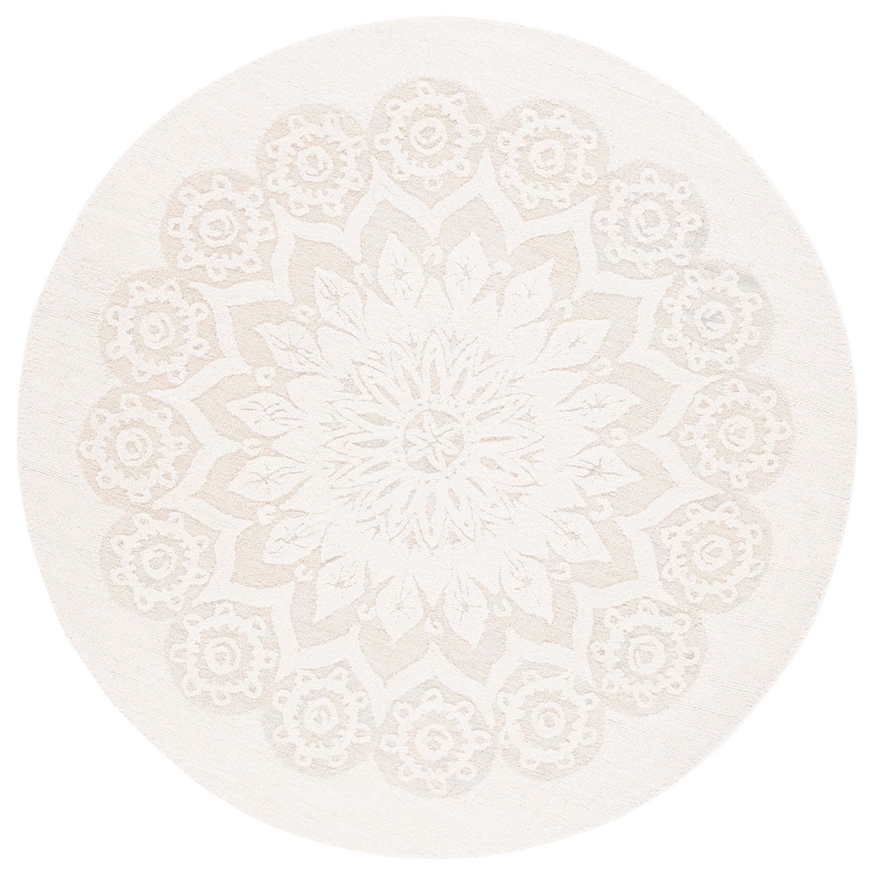 SAFAVIEH Handmade Blossom Oriella Modern Floral Wool Rug