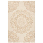 SAFAVIEH Handmade Blossom Oriella Modern Floral Wool Rug