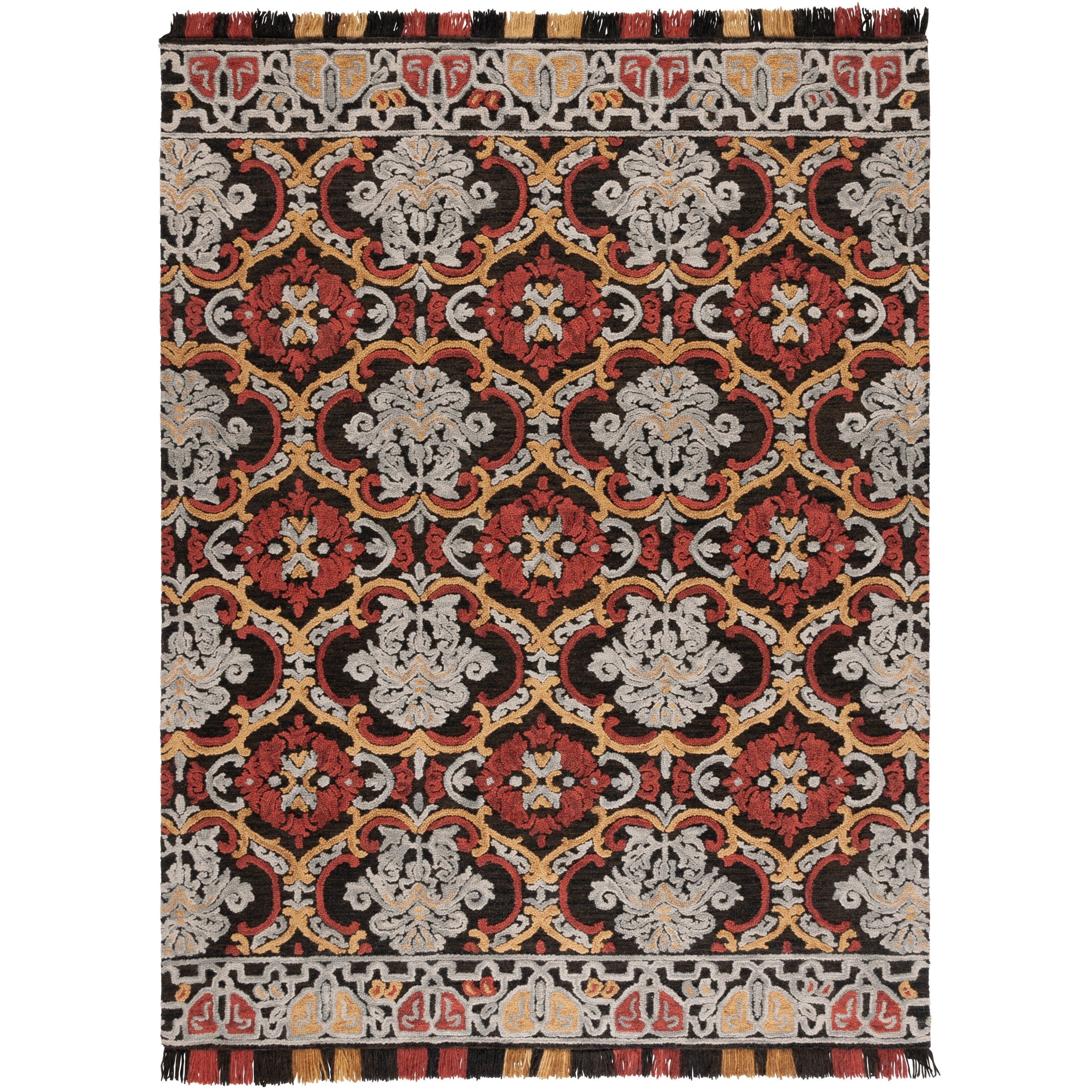 SAFAVIEH Handmade Blossom Porzia Floral Wool Rug