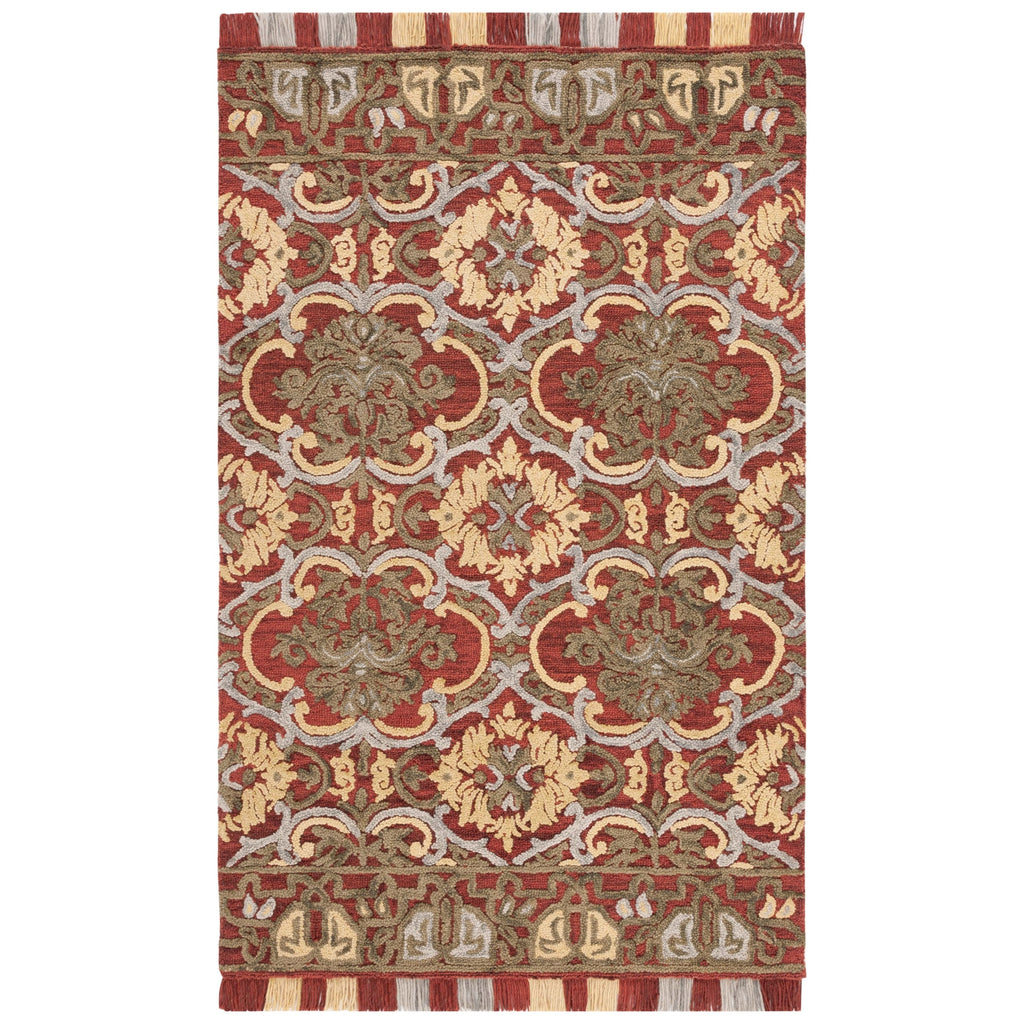 SAFAVIEH Handmade Blossom Porzia Floral Wool Rug