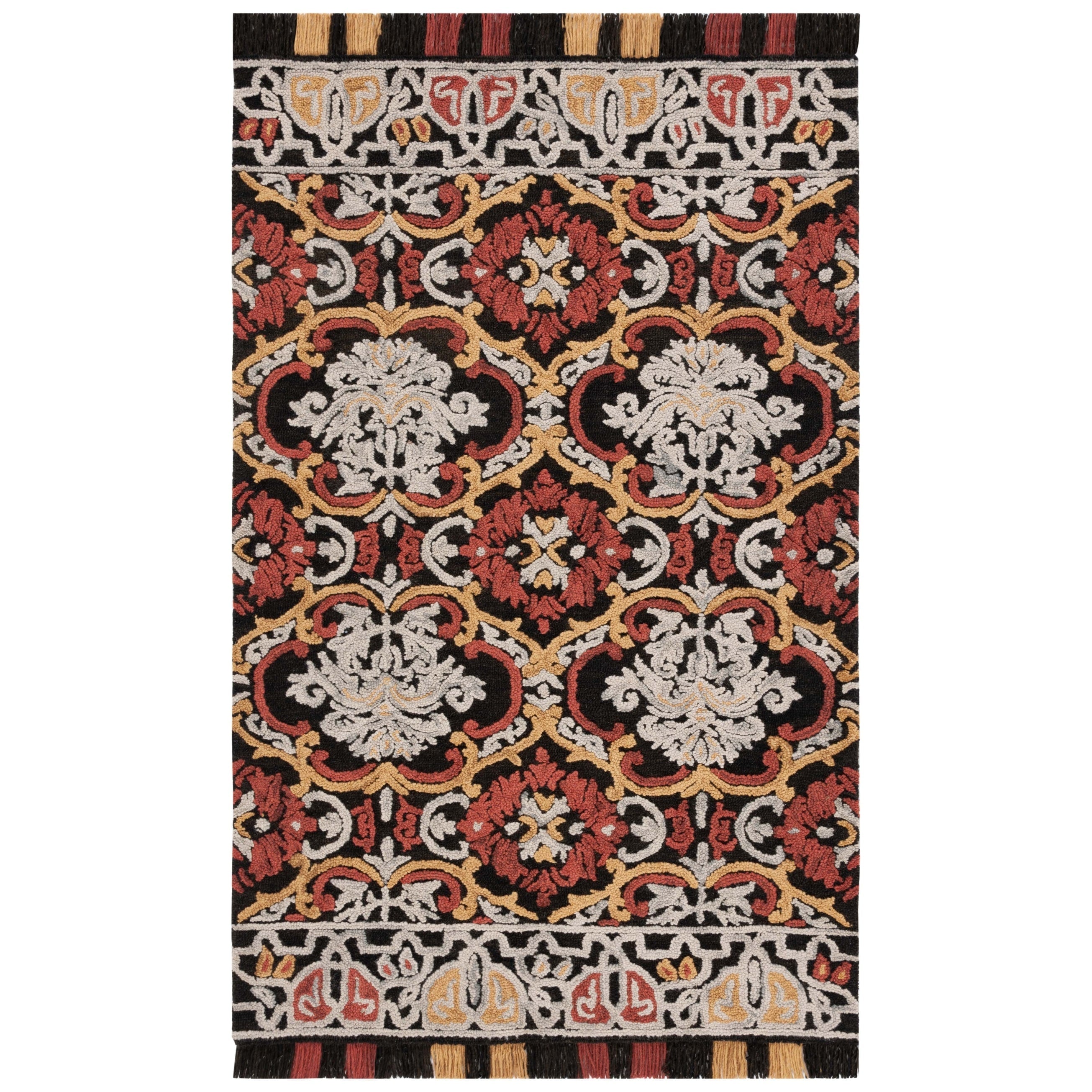 SAFAVIEH Handmade Blossom Porzia Floral Wool Rug
