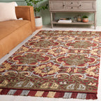 SAFAVIEH Handmade Blossom Porzia Floral Wool Rug