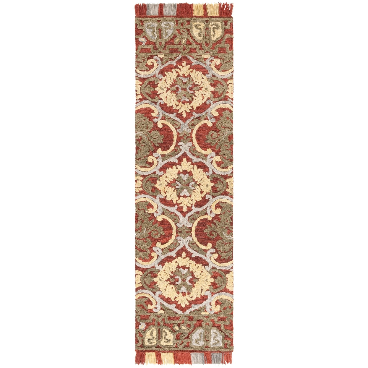 SAFAVIEH Handmade Blossom Porzia Floral Wool Rug