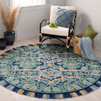 SAFAVIEH Handmade Blossom Porzia Floral Wool Rug