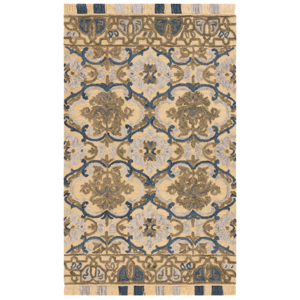 SAFAVIEH Handmade Blossom Porzia Floral Wool Rug