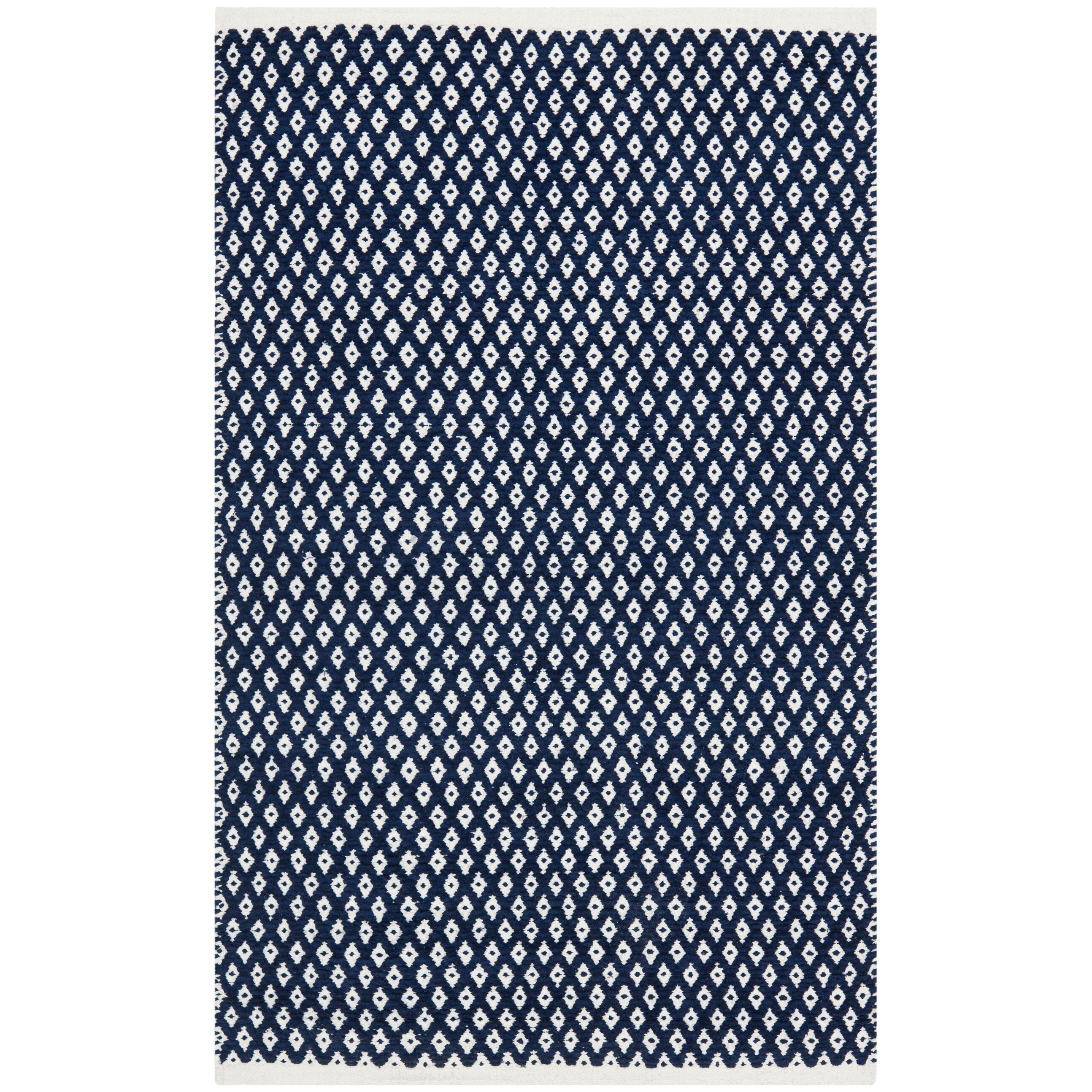 SAFAVIEH Handmade Boston Shirine Coastal Cotton Flatweave Rug