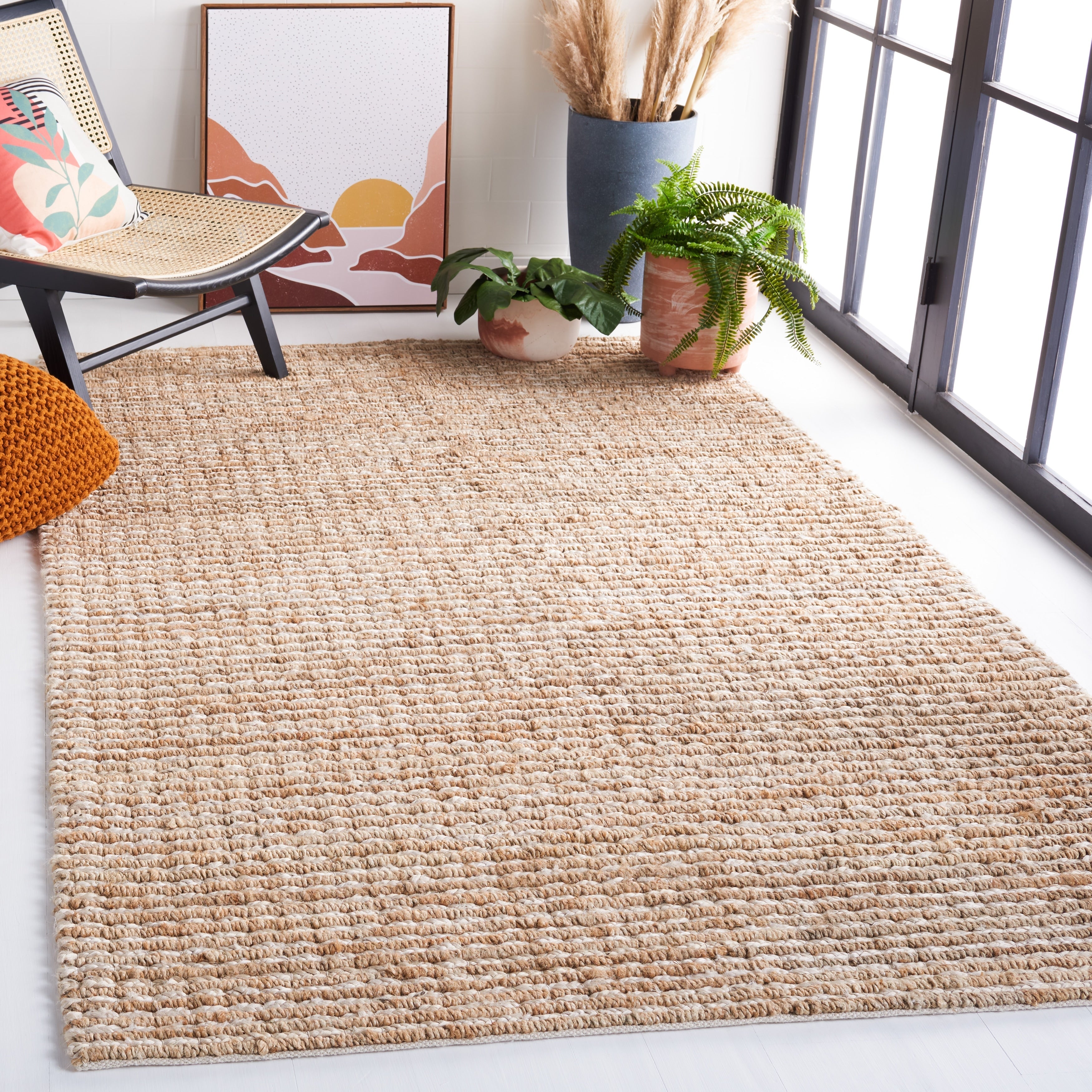 SAFAVIEH Handmade Brylee Ivory Jute Area Rug
